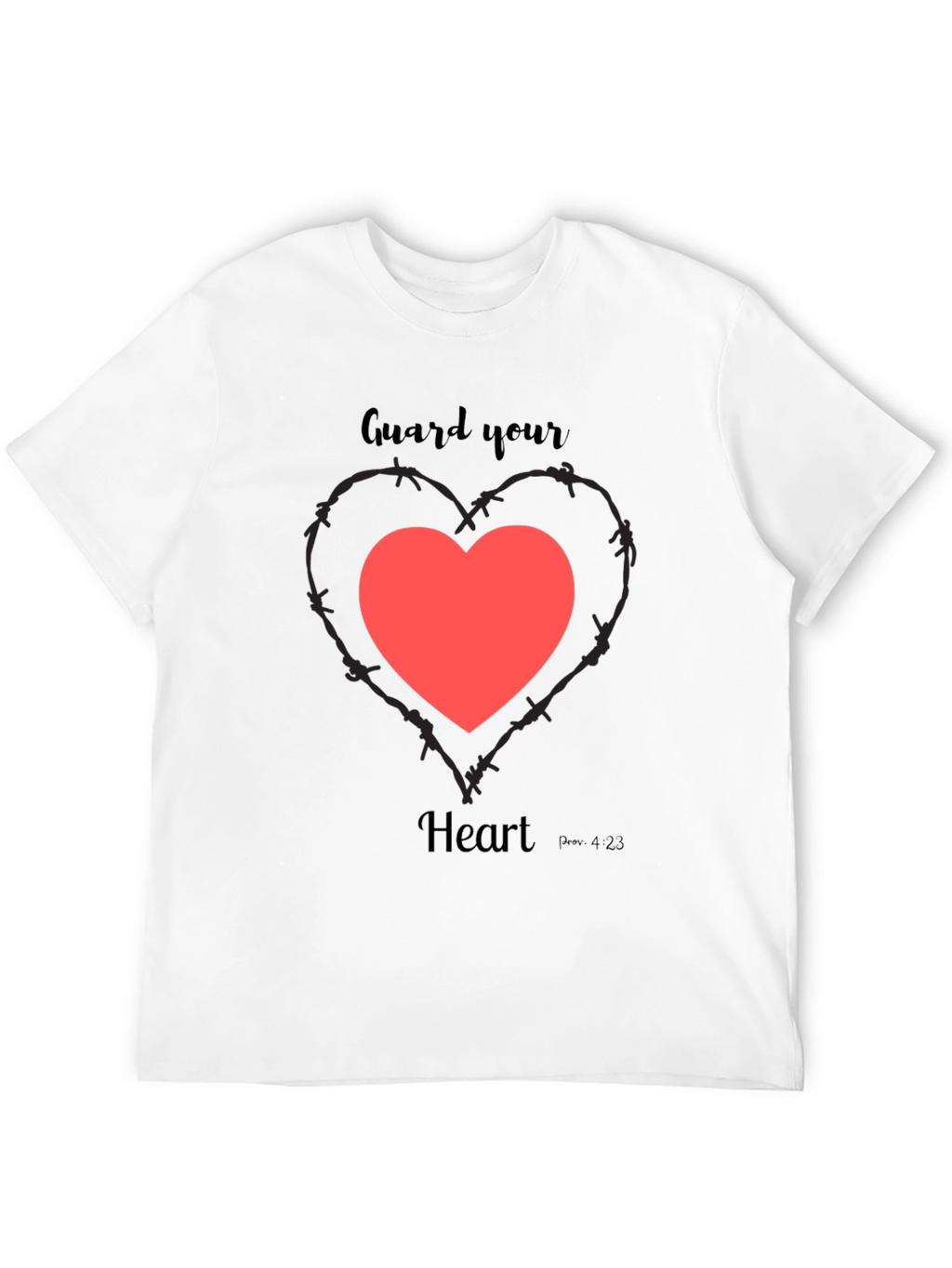 Guard Your Heart Graphic Tee - Black