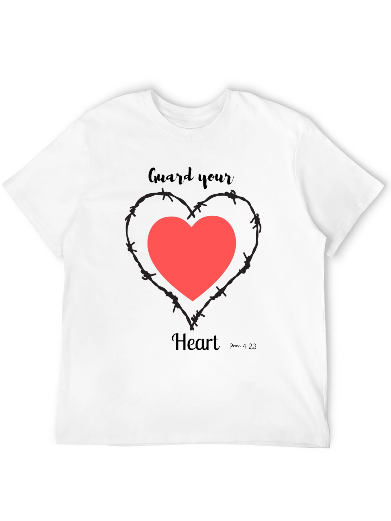 Guard Your Heart Graphic Tee - Black