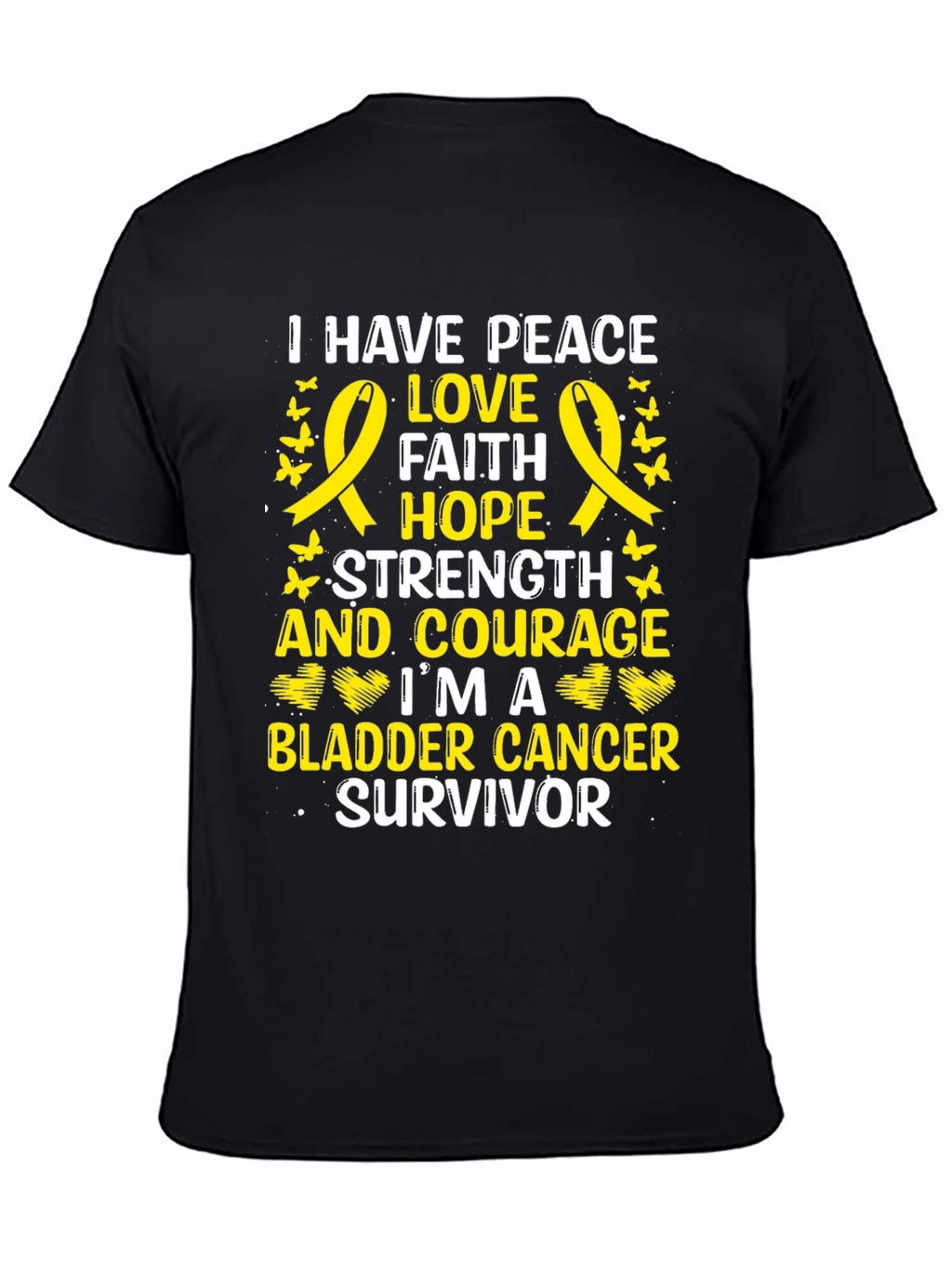 Bladder Cancer Survivor Ribbon T-Shirt