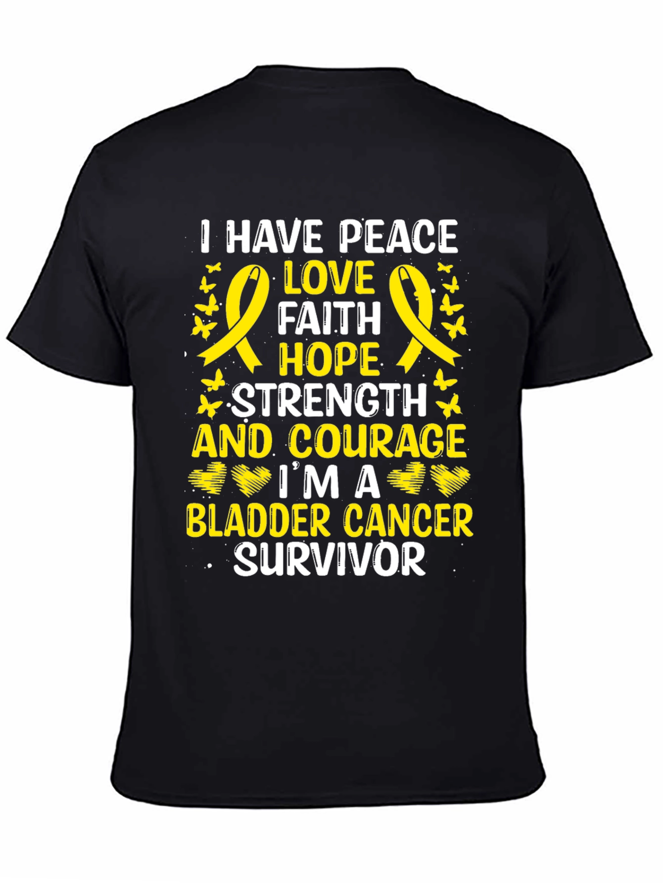 Bladder Cancer Survivor Ribbon T-Shirt