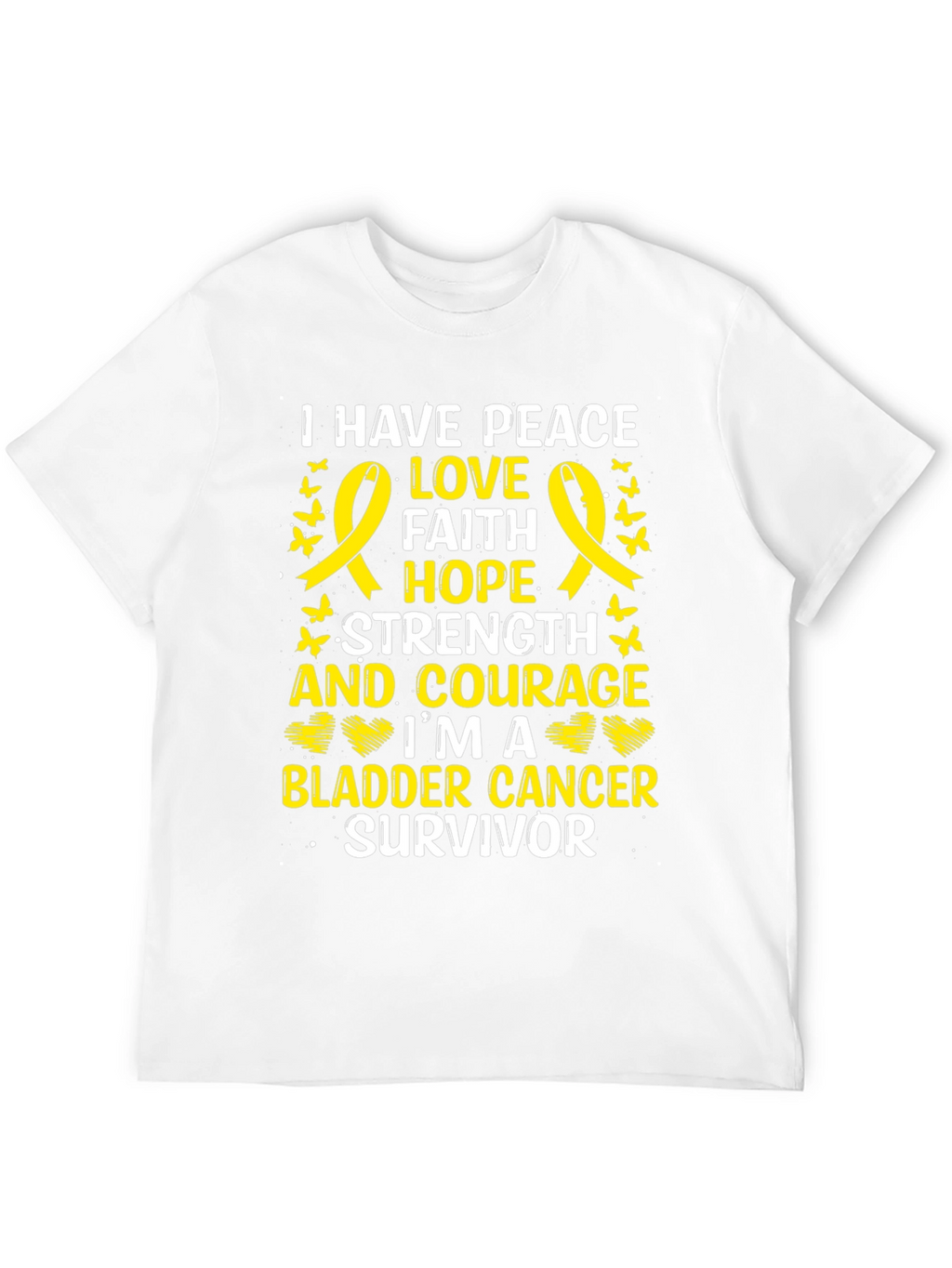 Bladder Cancer Survivor Ribbon T-Shirt