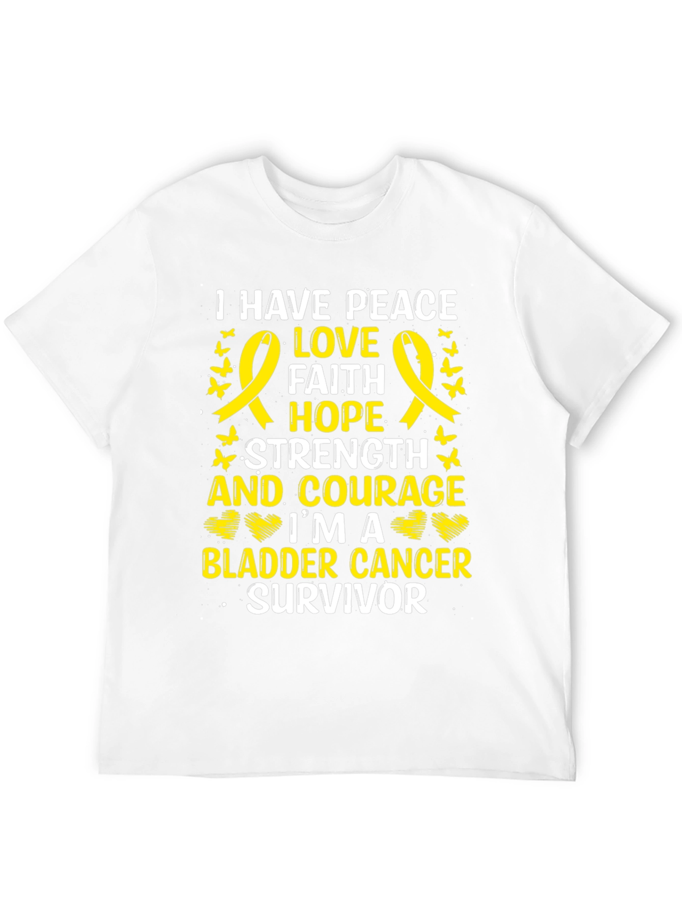 Bladder Cancer Survivor Ribbon T-Shirt