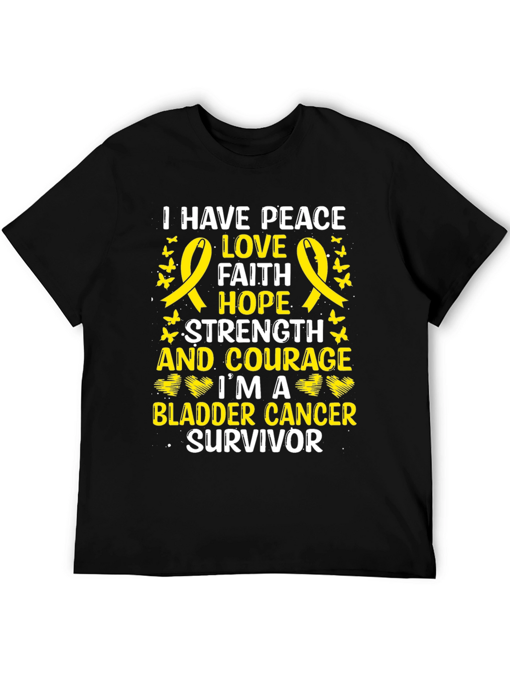 Bladder Cancer Survivor Ribbon T-Shirt
