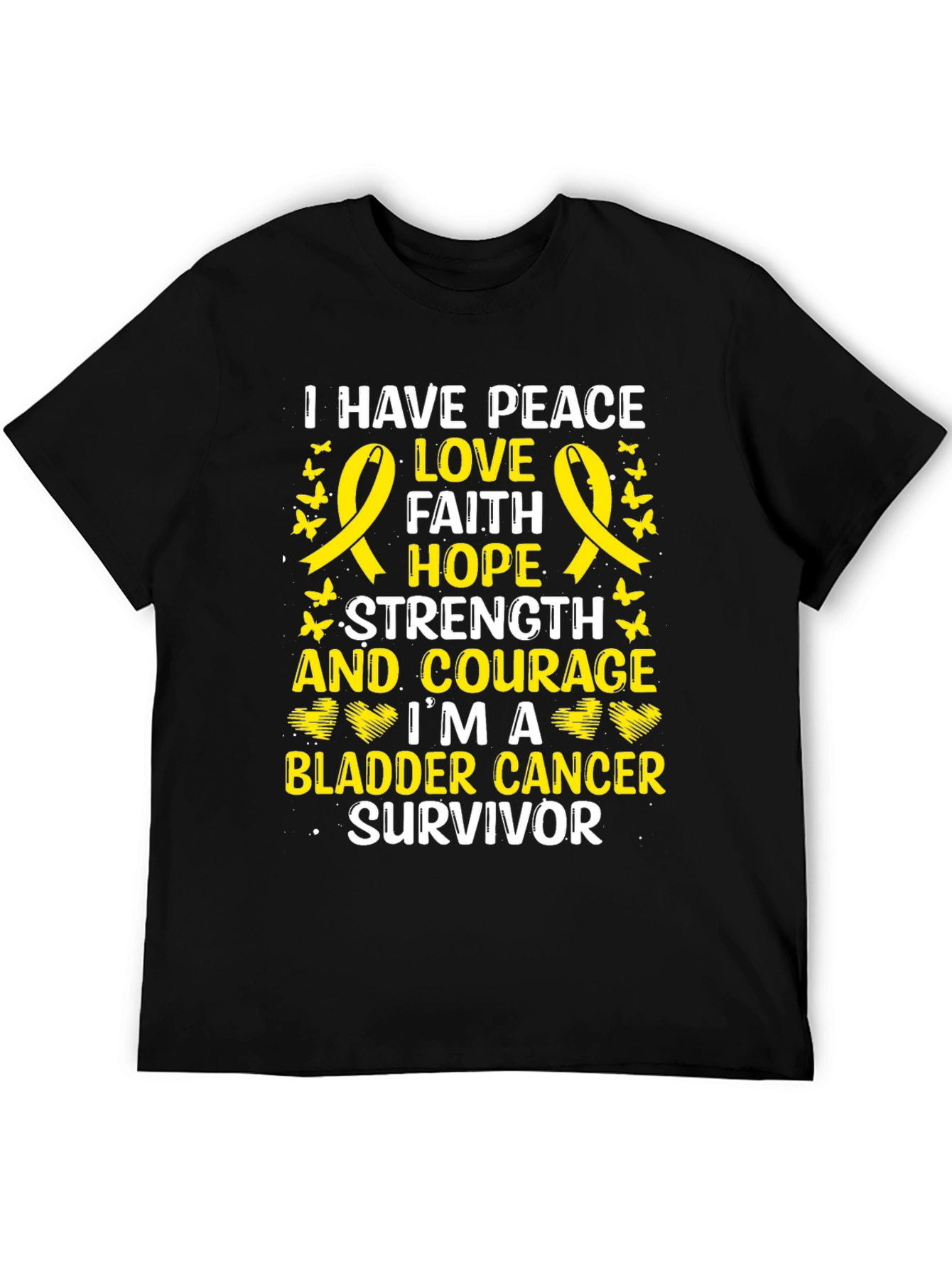 Bladder Cancer Survivor Ribbon T-Shirt