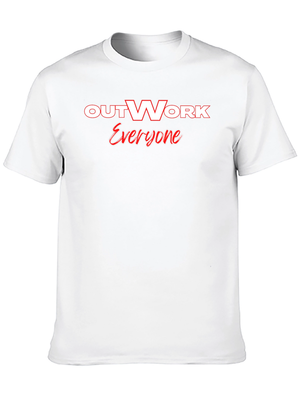 Outwork Everyone Graphic Tee - Motivational Black T-Shirt
