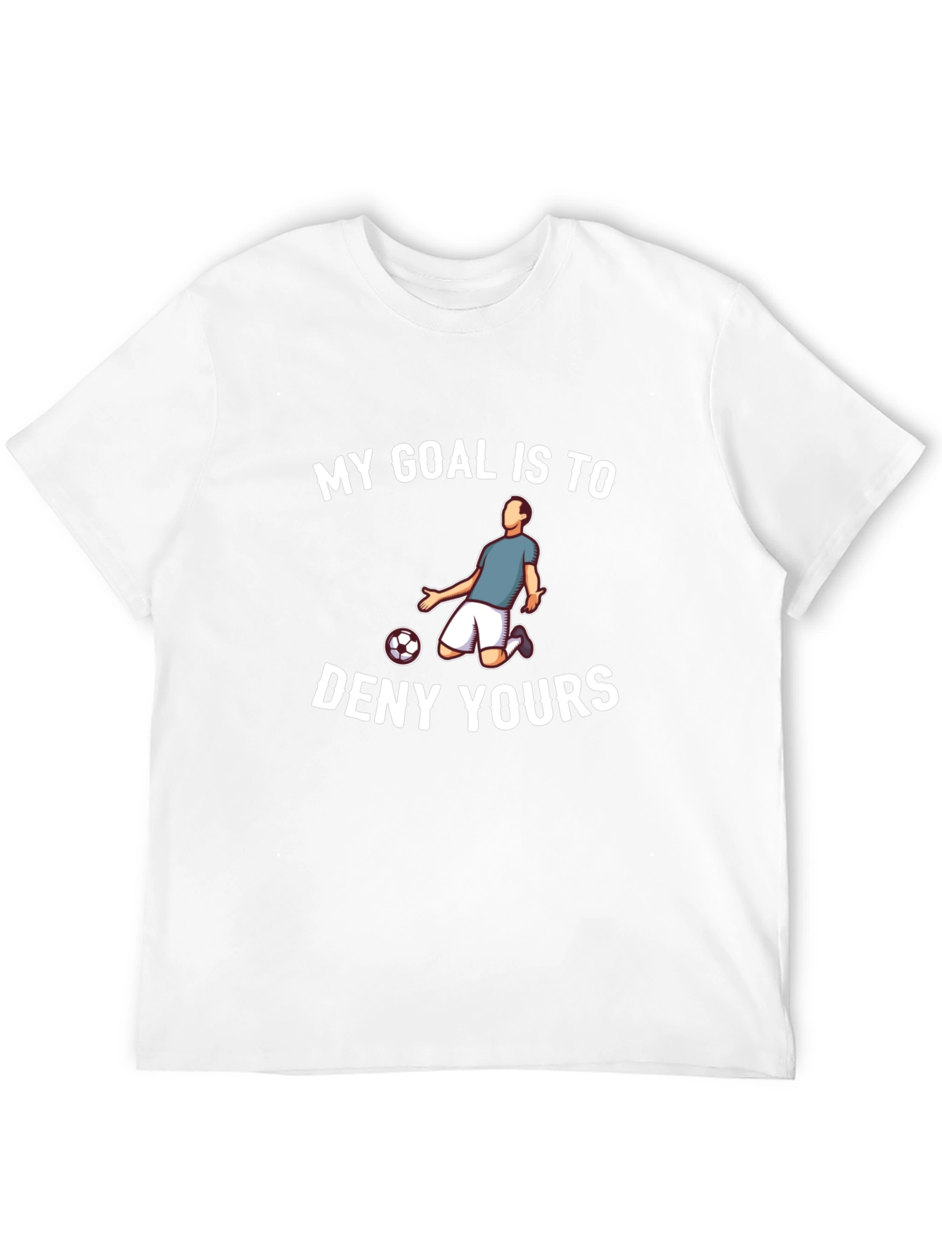 Soccer Defender T-Shirt - Funny Slogan Tee
