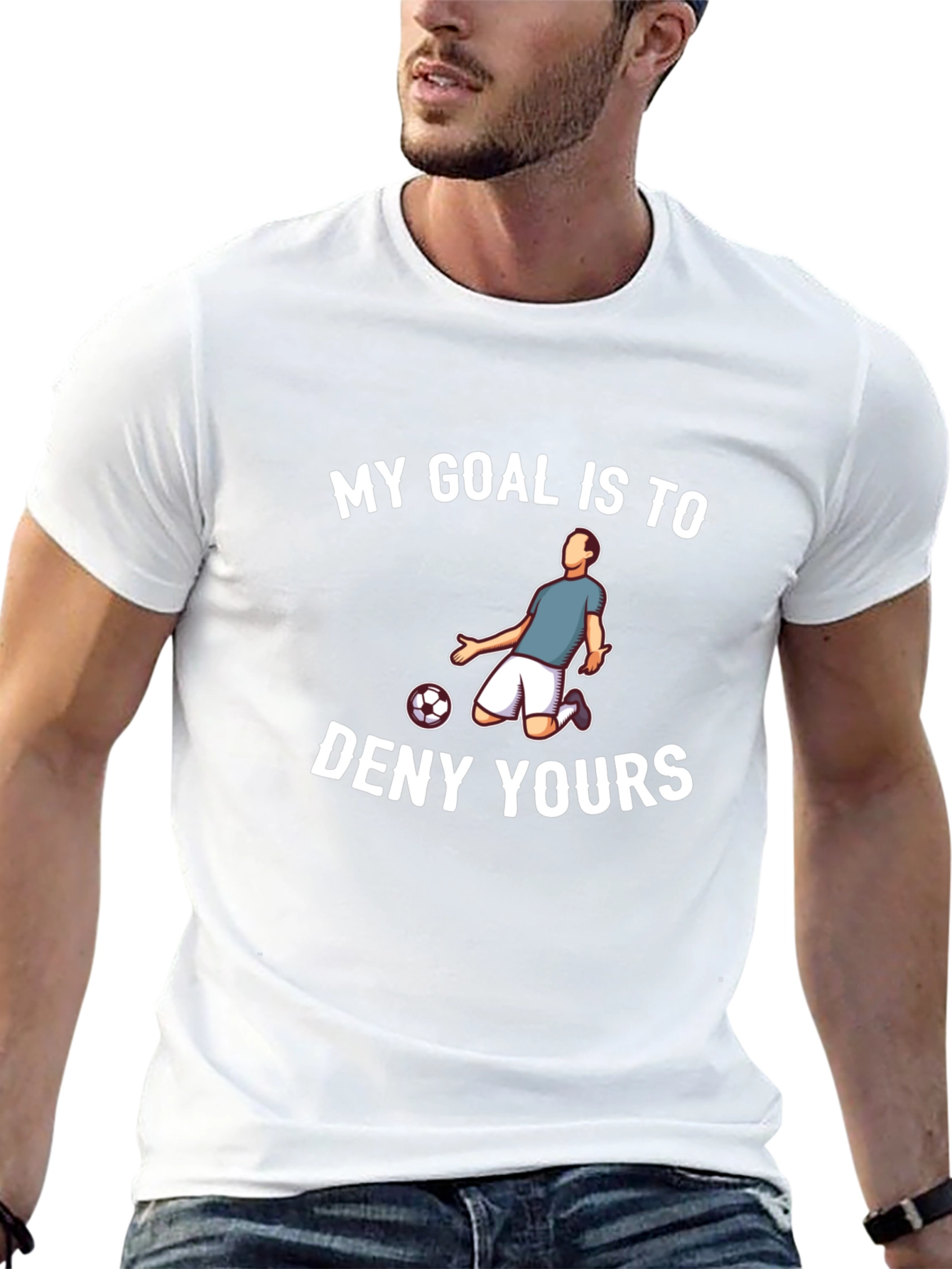 Soccer Defender T-Shirt - Funny Slogan Tee
