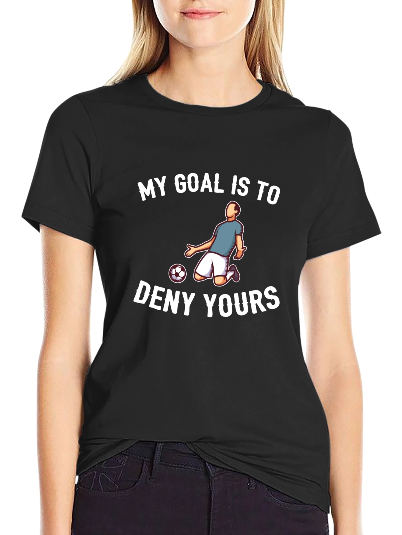 Soccer Defender T-Shirt - Funny Slogan Tee