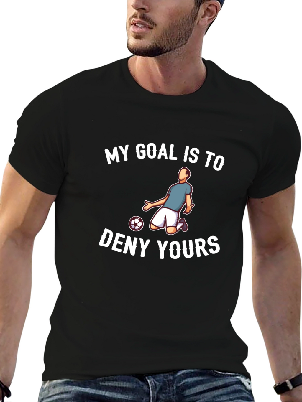 Soccer Defender T-Shirt - Funny Slogan Tee