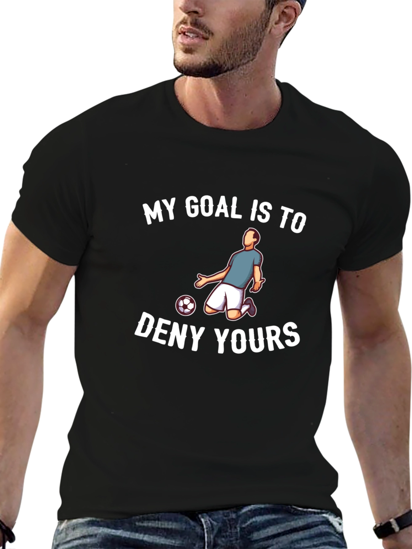 Soccer Defender T-Shirt - Funny Slogan Tee