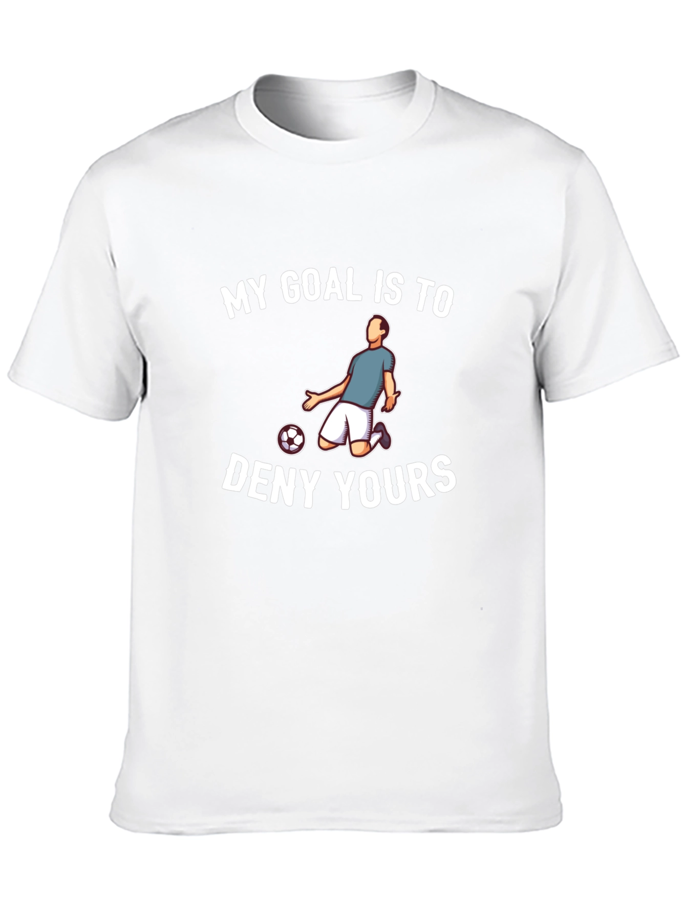 Soccer Defender T-Shirt - Funny Slogan Tee