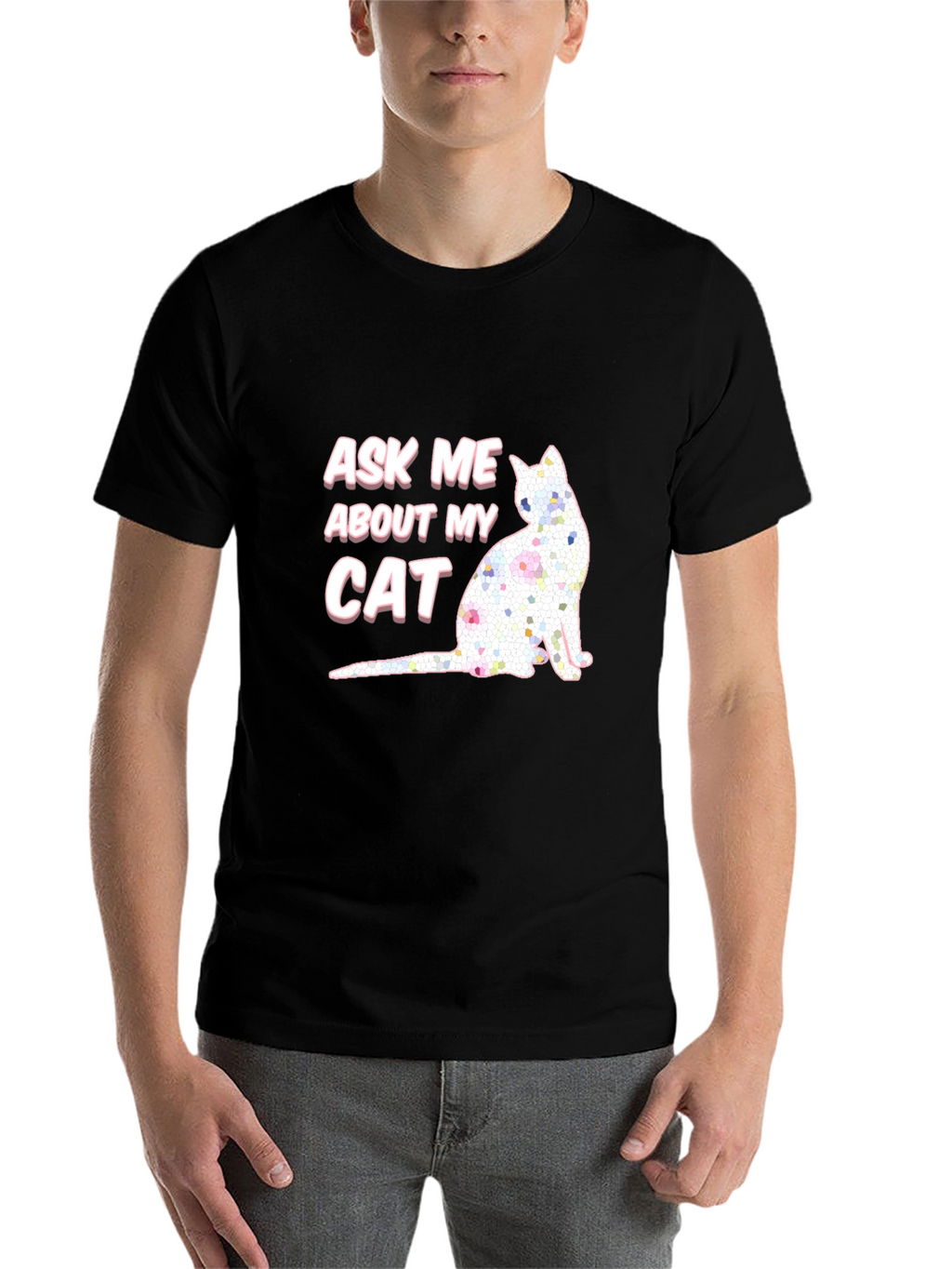 Ask Me About My Cat T-Shirt
