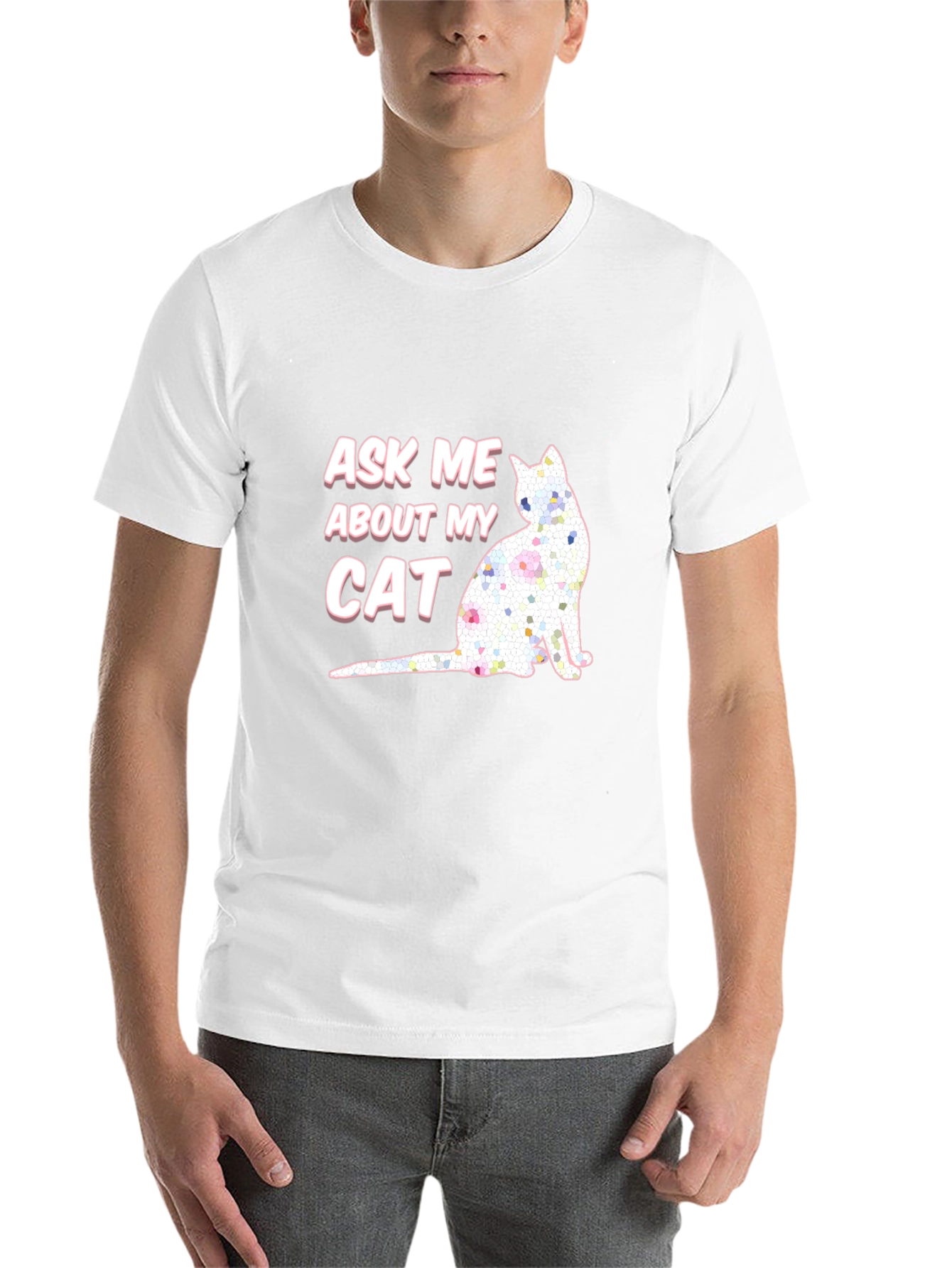 Ask Me About My Cat T-Shirt