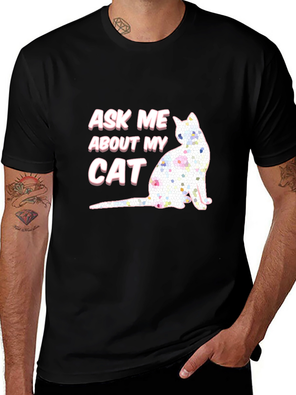 Ask Me About My Cat T-Shirt