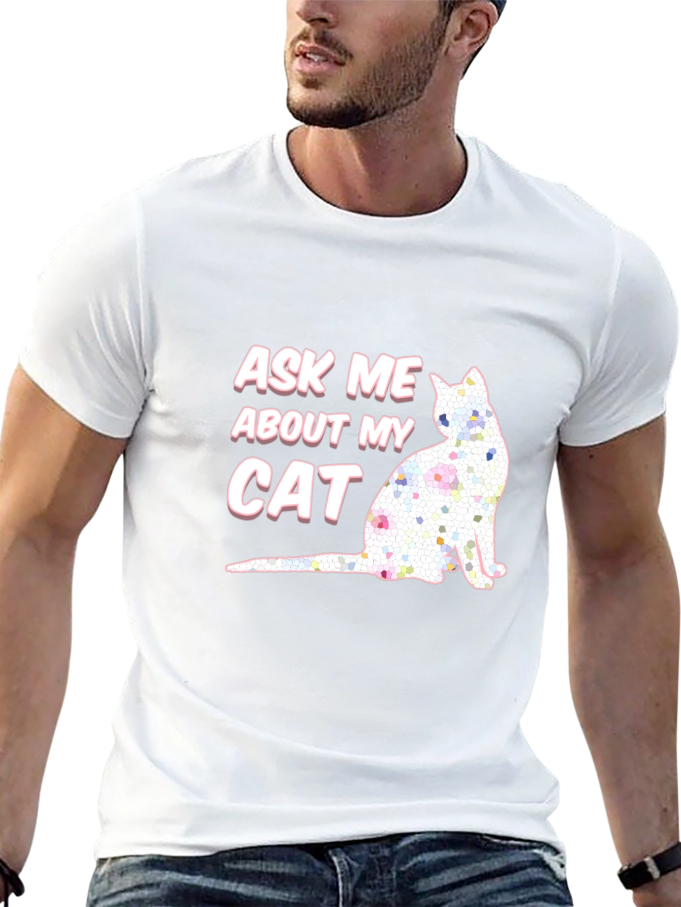 Ask Me About My Cat T-Shirt