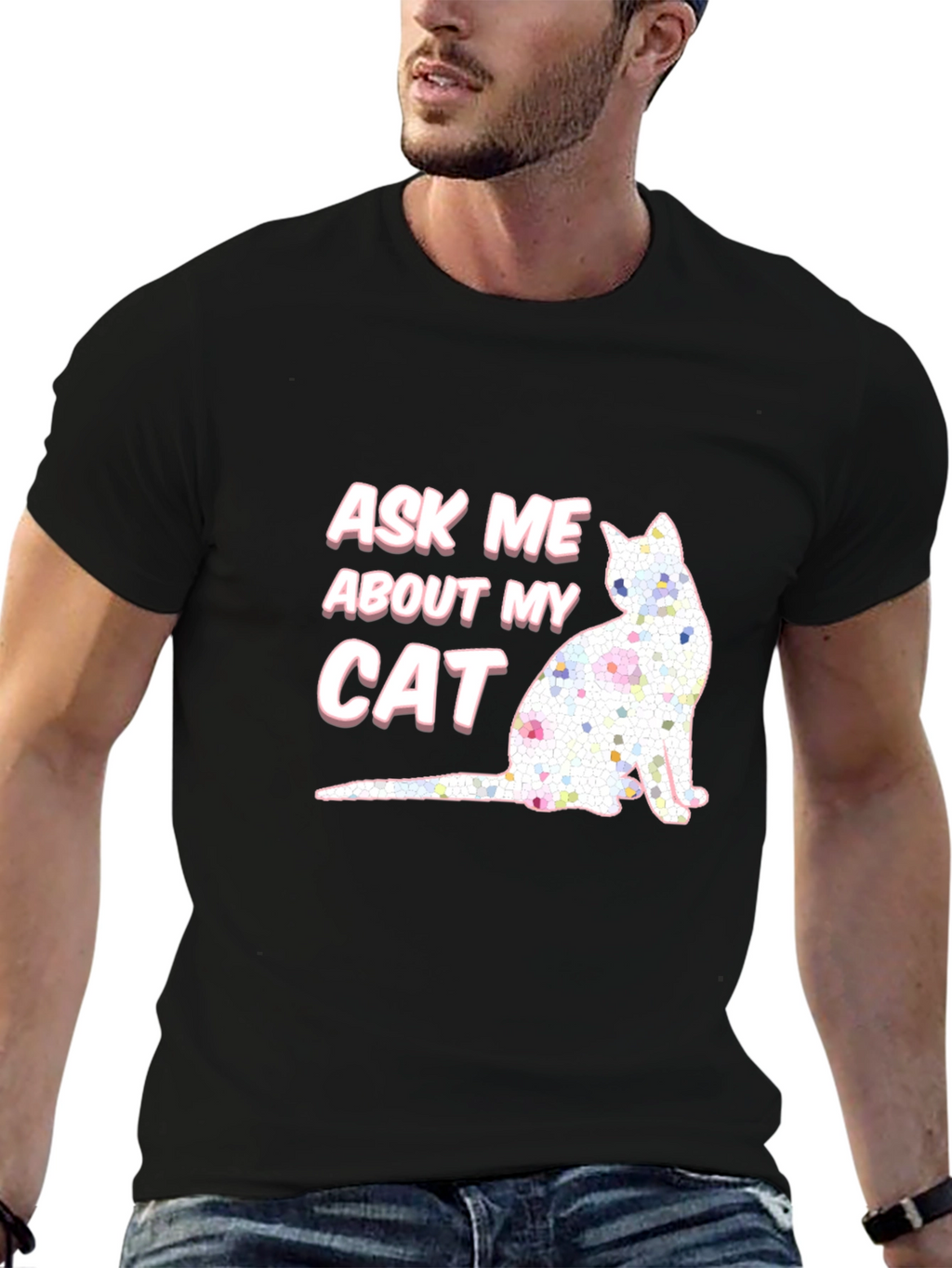 Ask Me About My Cat T-Shirt