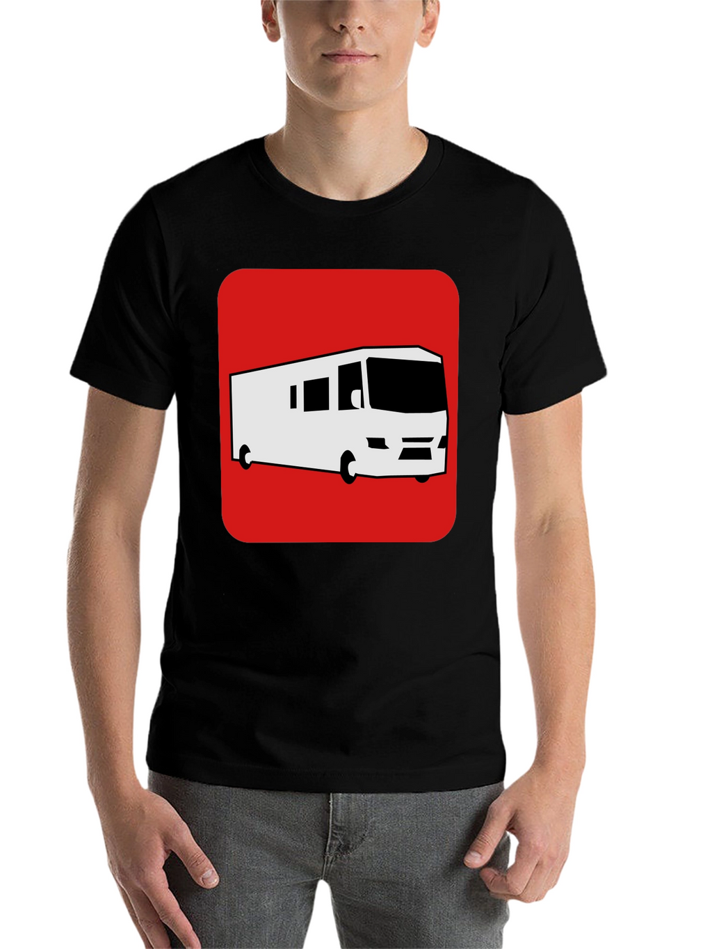 RV Camper T-Shirt - Black Graphic Tee