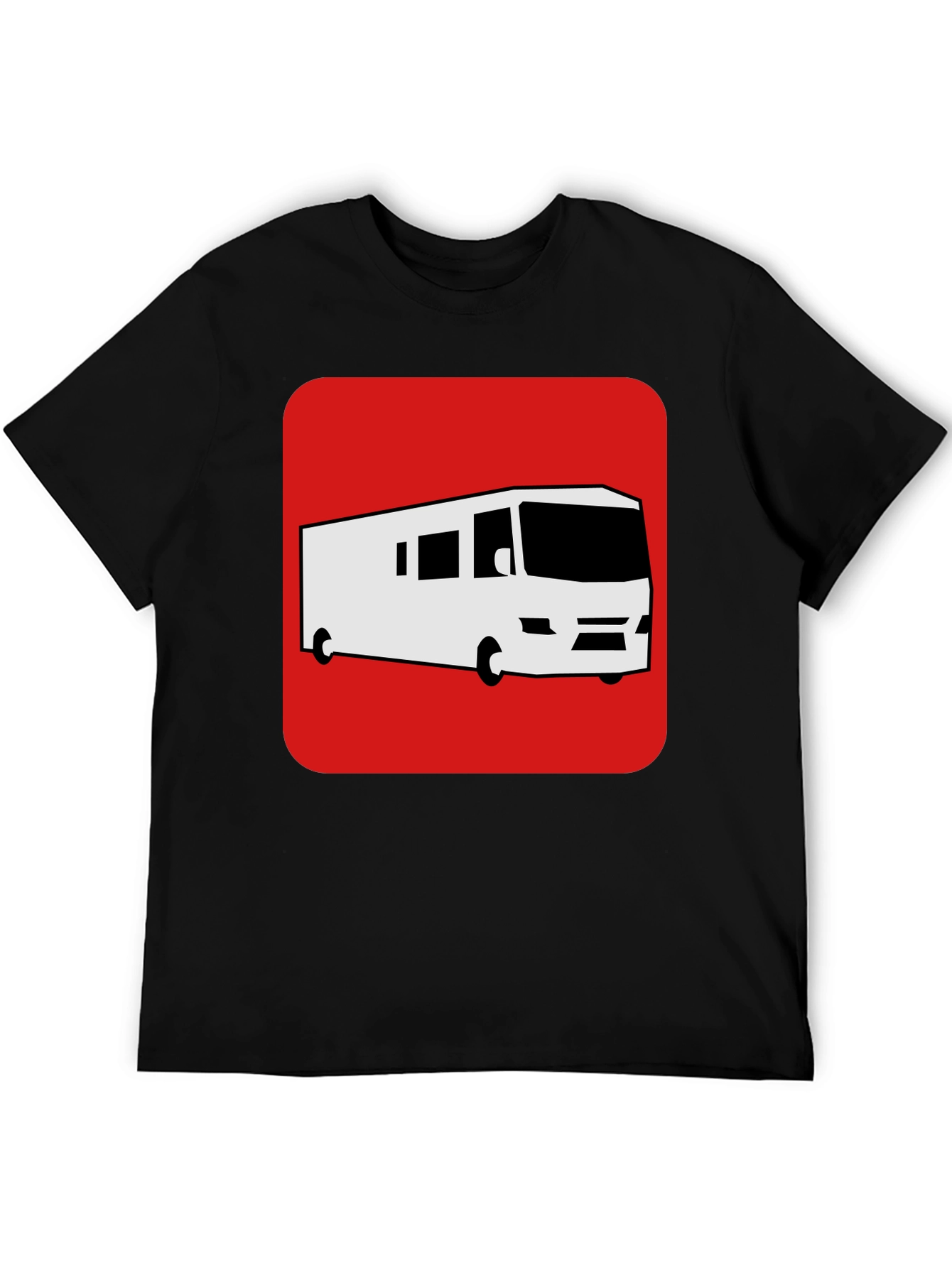 RV Camper T-Shirt - Black Graphic Tee