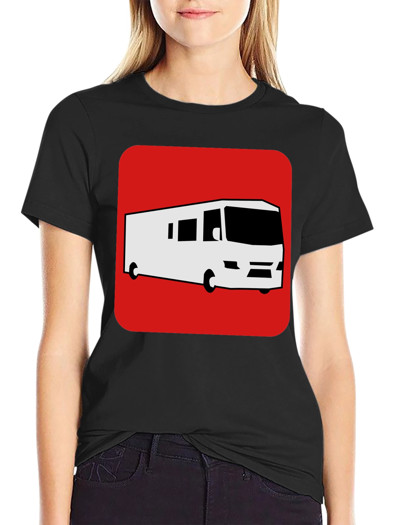 RV Camper T-Shirt - Black Graphic Tee