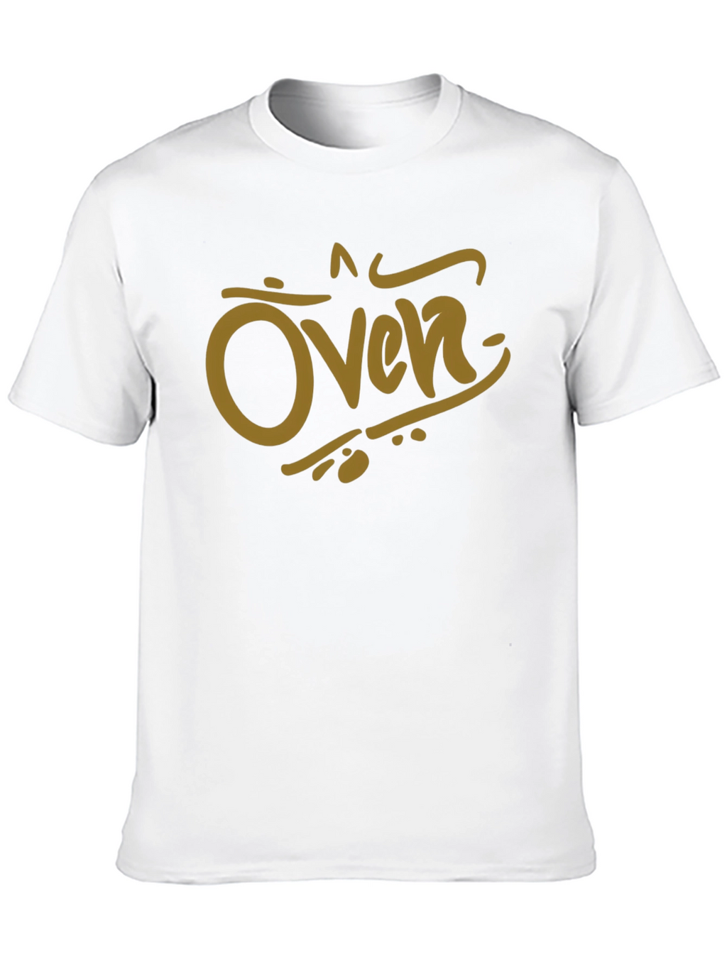 Oven Graphic Tee - Black Cotton Casual Shirt