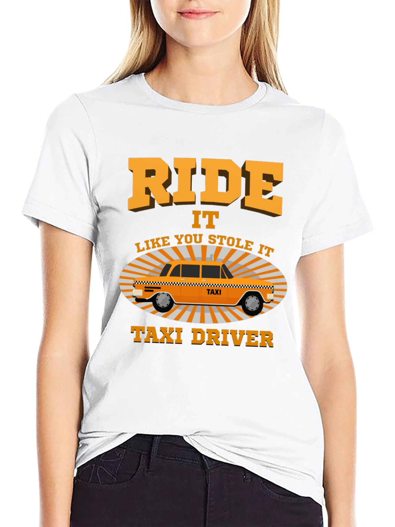 Ride Like You Stole It Taxi Driver T-Shirt