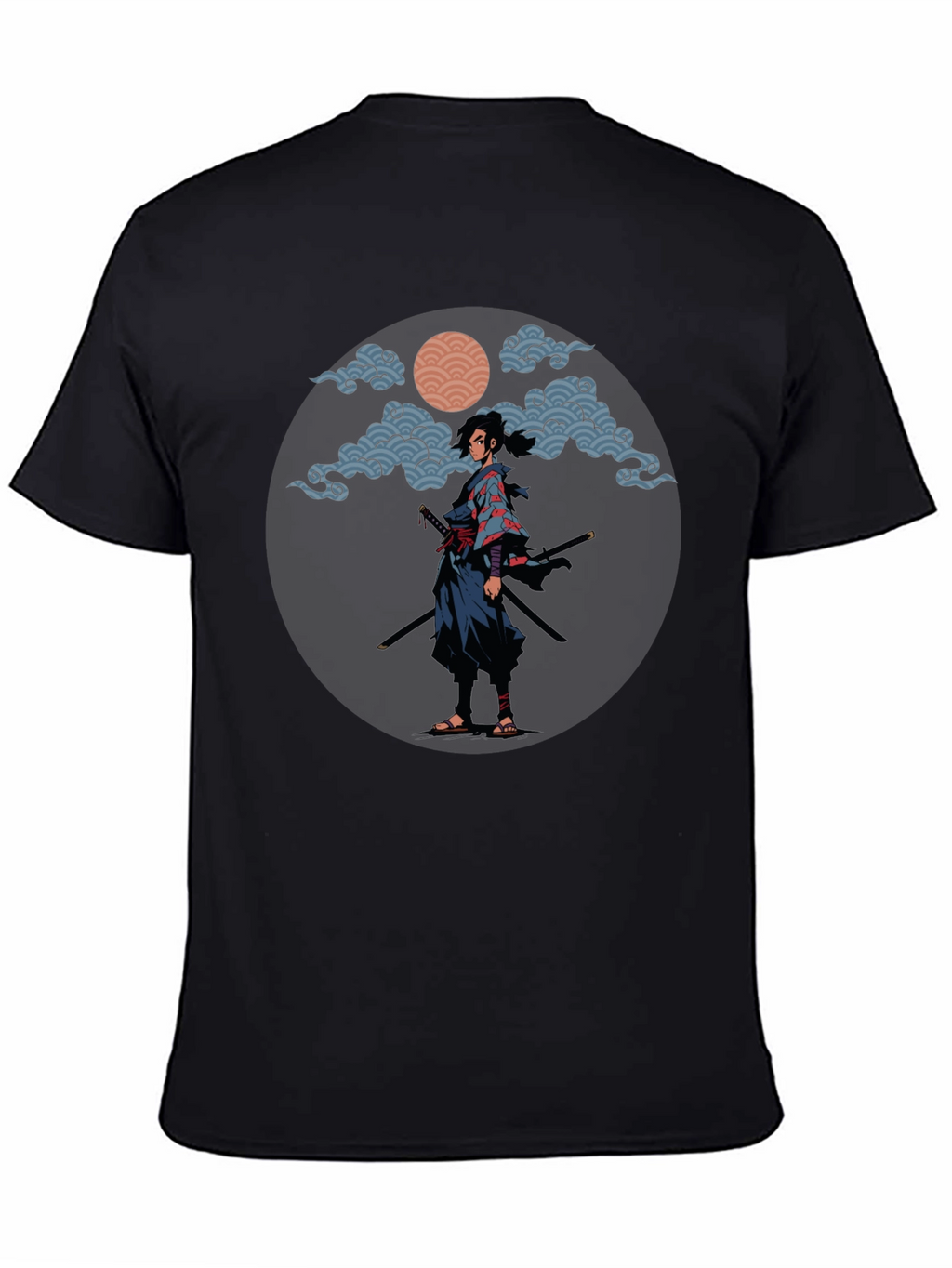 Samurai Graphic Tee - Stylish Warrior Design