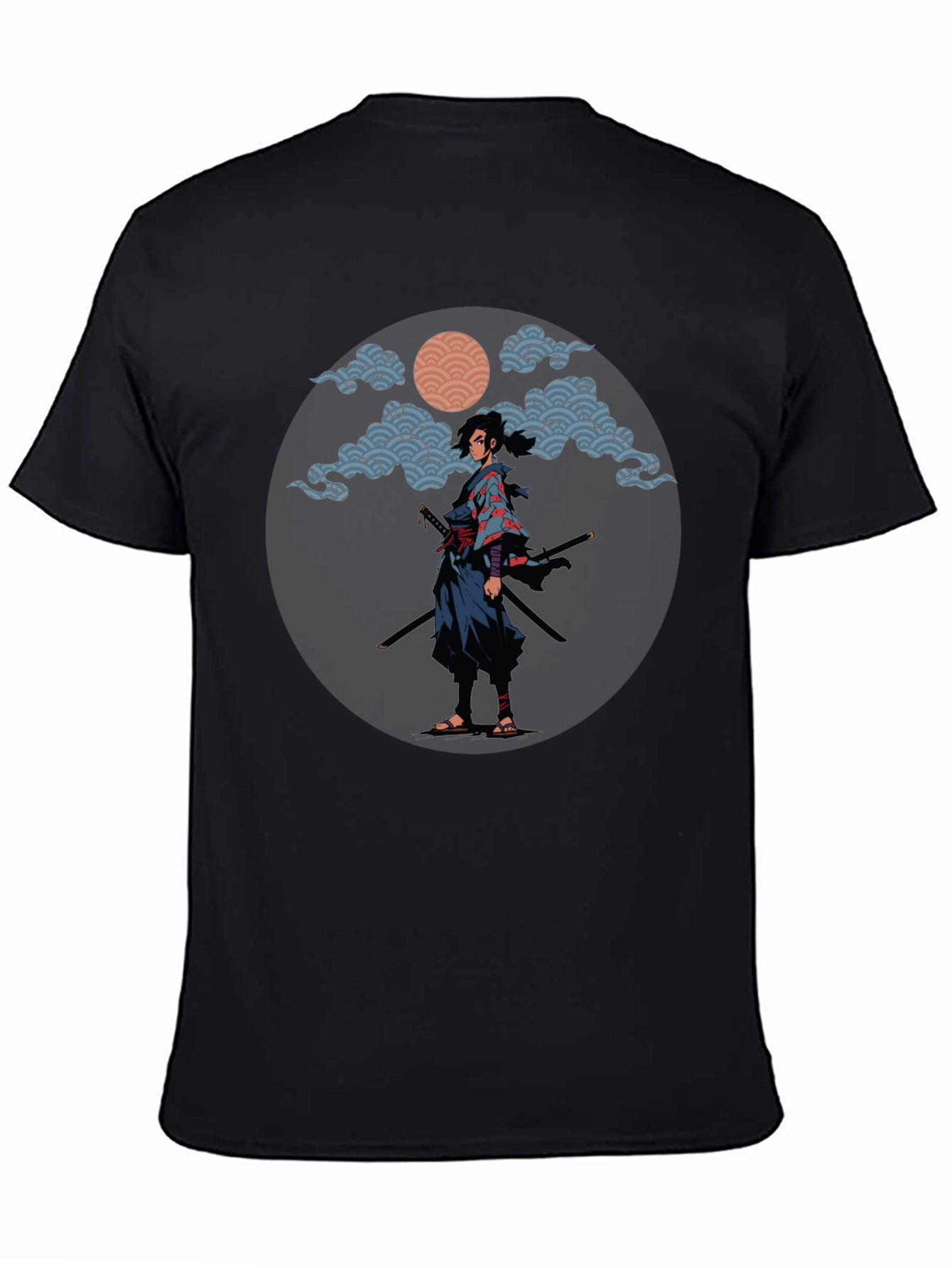 Samurai Graphic Tee - Stylish Warrior Design
