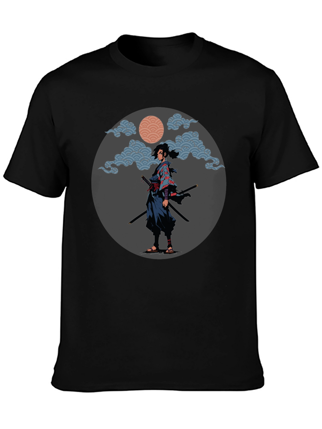 Samurai Graphic Tee - Stylish Warrior Design
