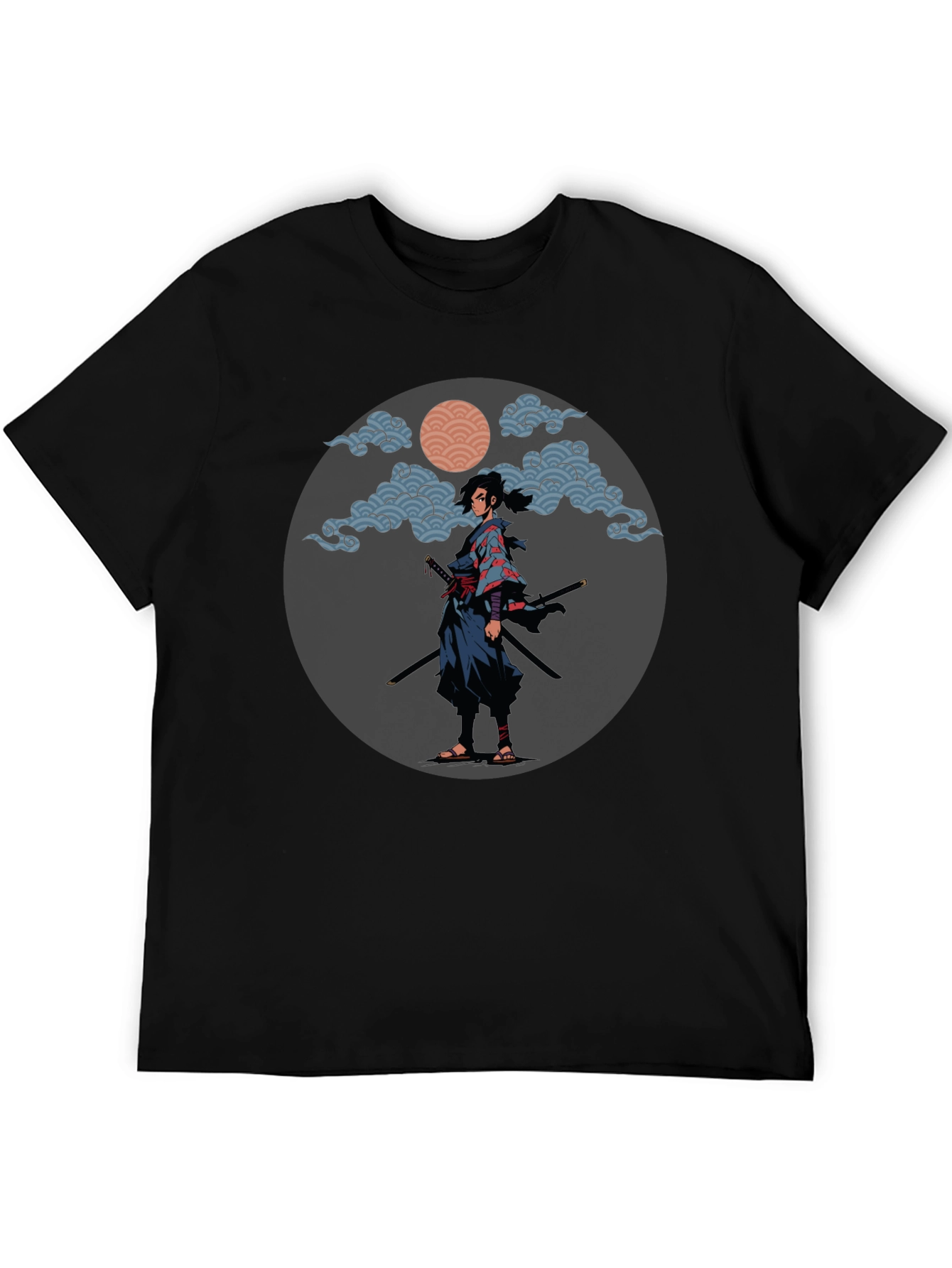 Samurai Graphic Tee - Stylish Warrior Design