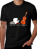 Rock Paper Scissors Cello Humor T-Shirt