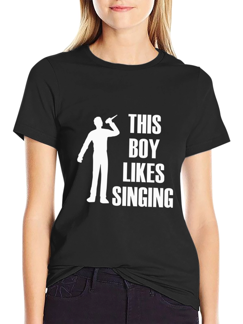 This Boy Likes Singing T-Shirt