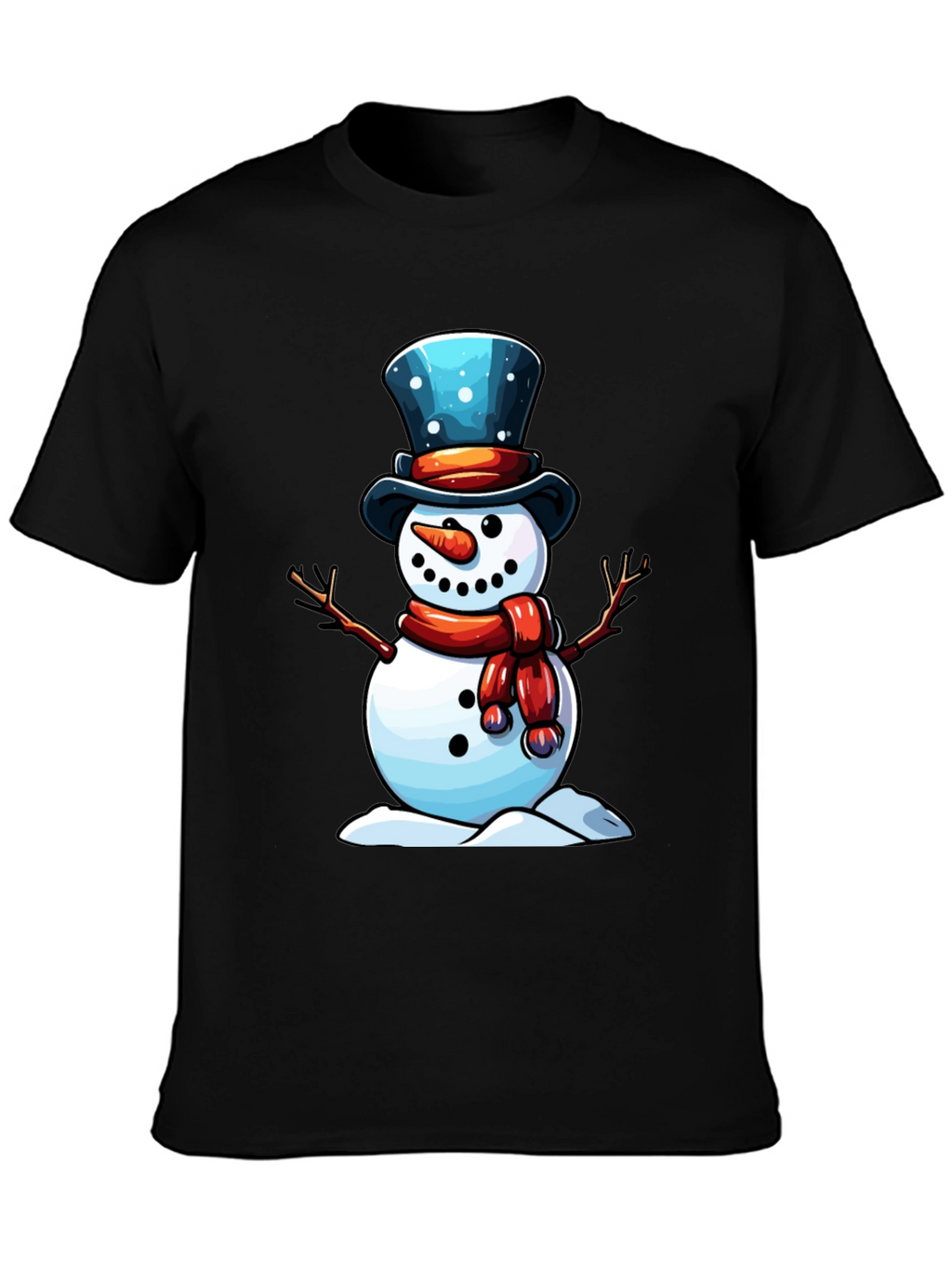 Festive Snowman Graphic Tee