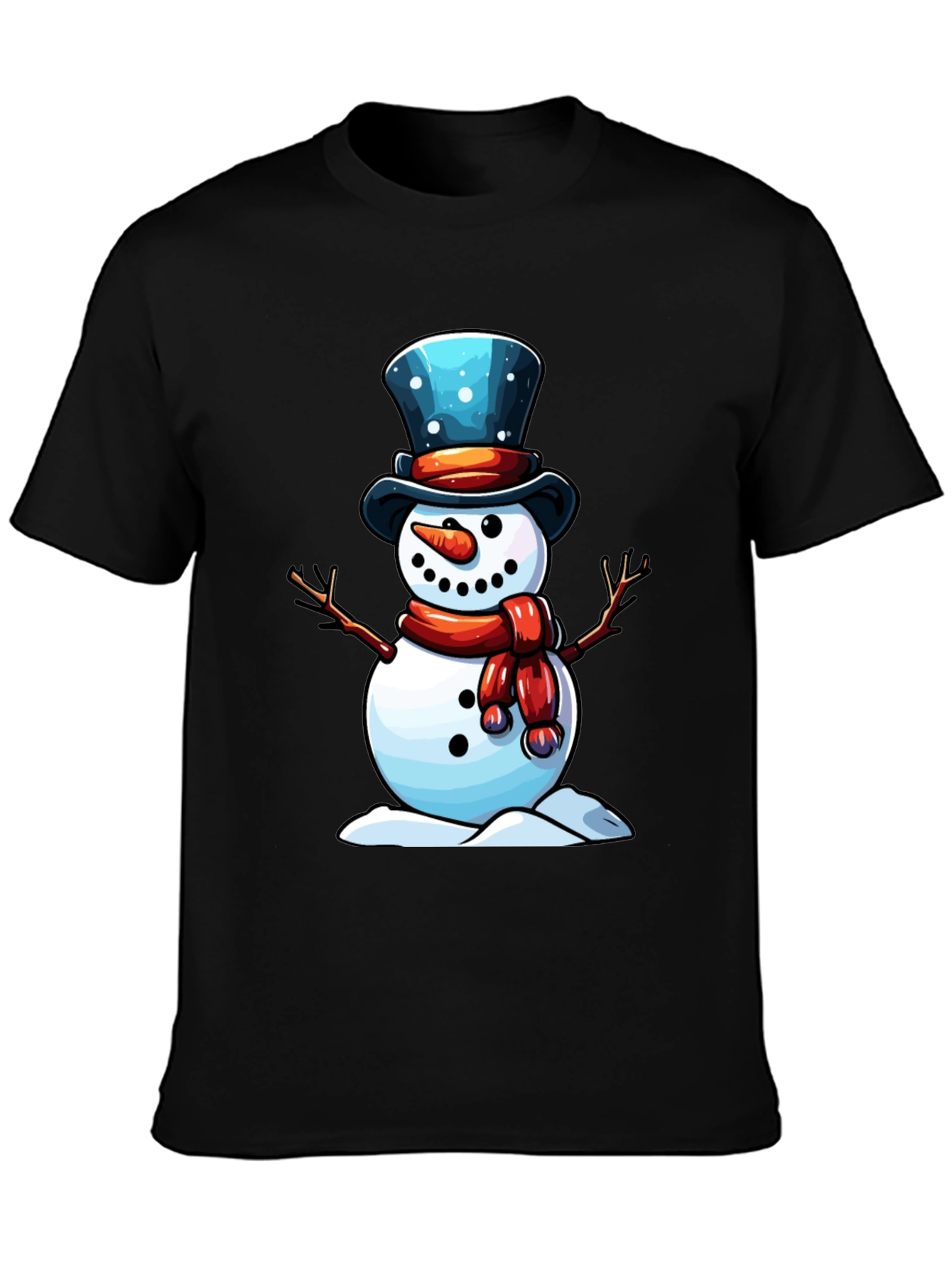 Festive Snowman Graphic Tee