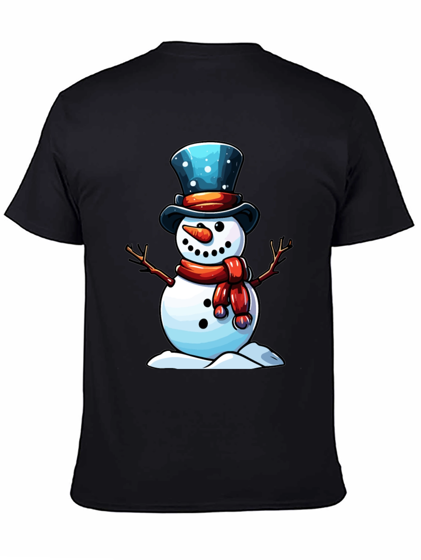 Festive Snowman Graphic Tee