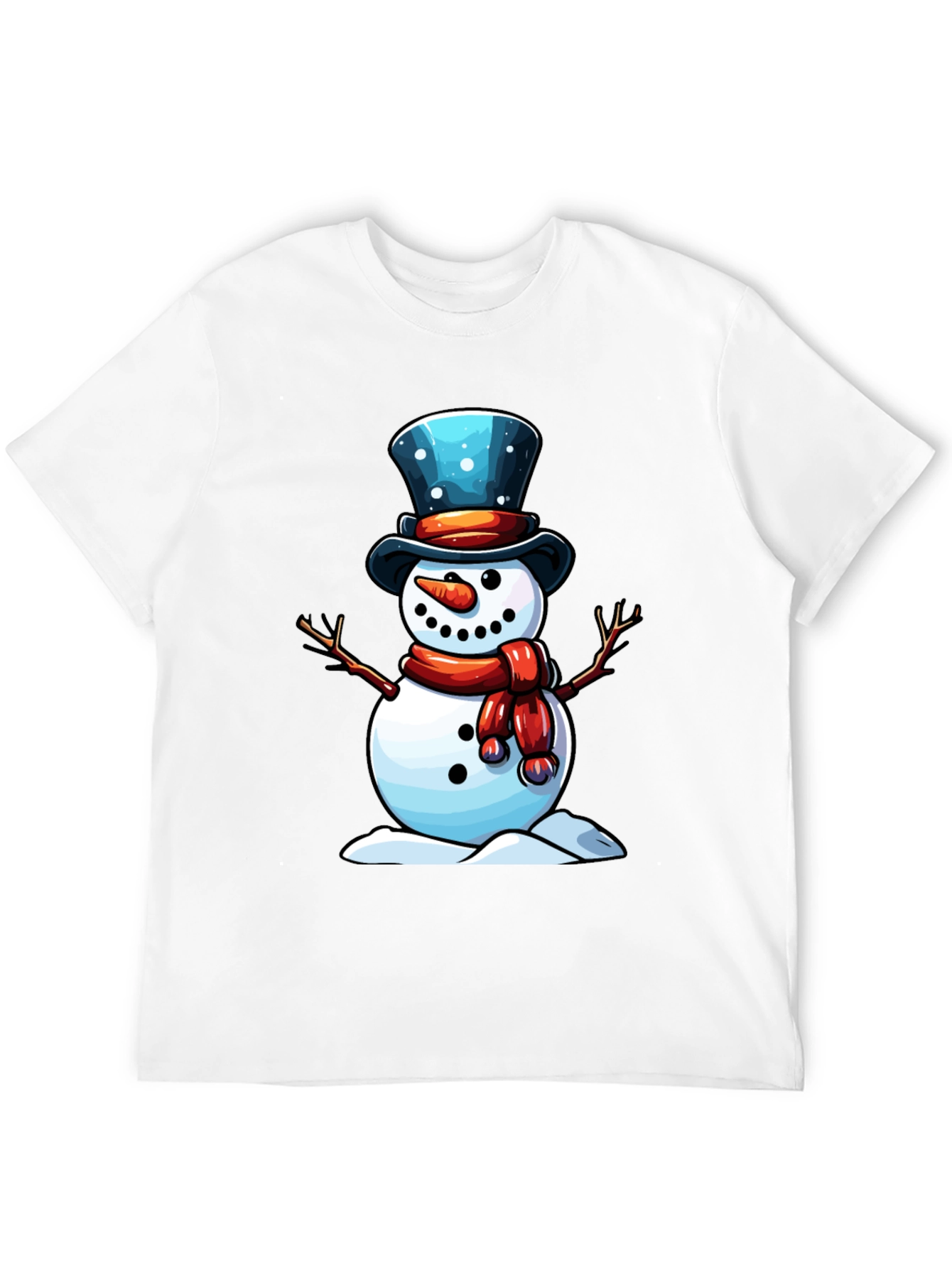 Festive Snowman Graphic Tee