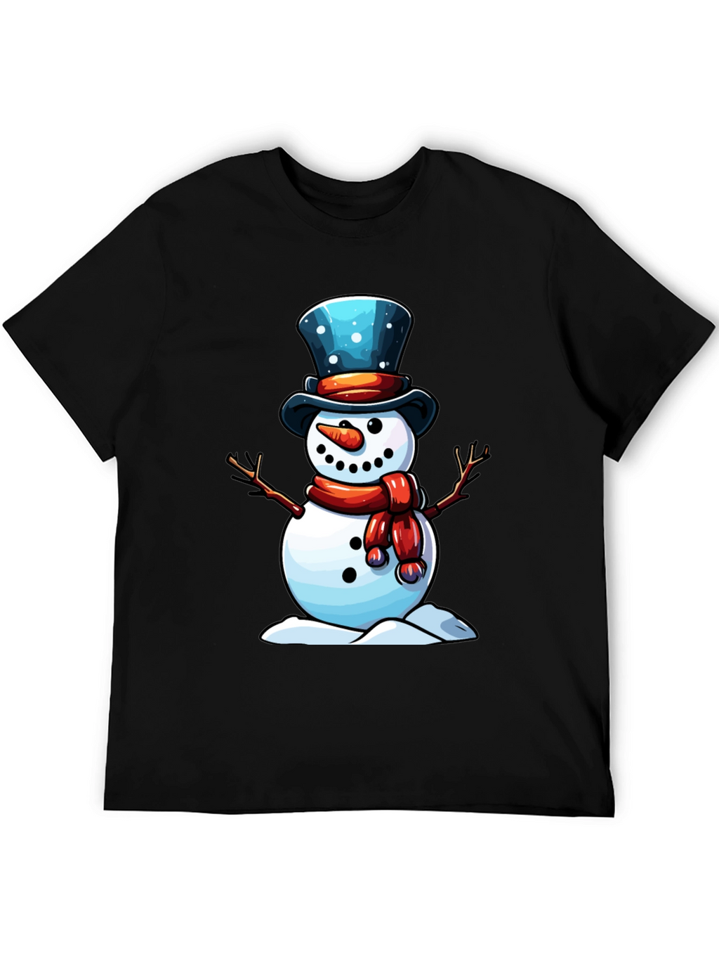 Festive Snowman Graphic Tee