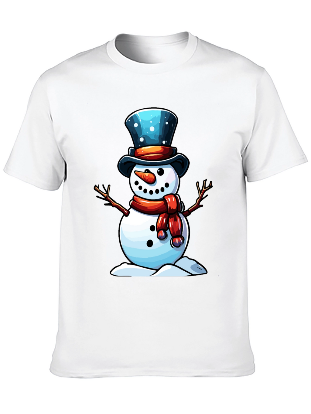 Festive Snowman Graphic Tee