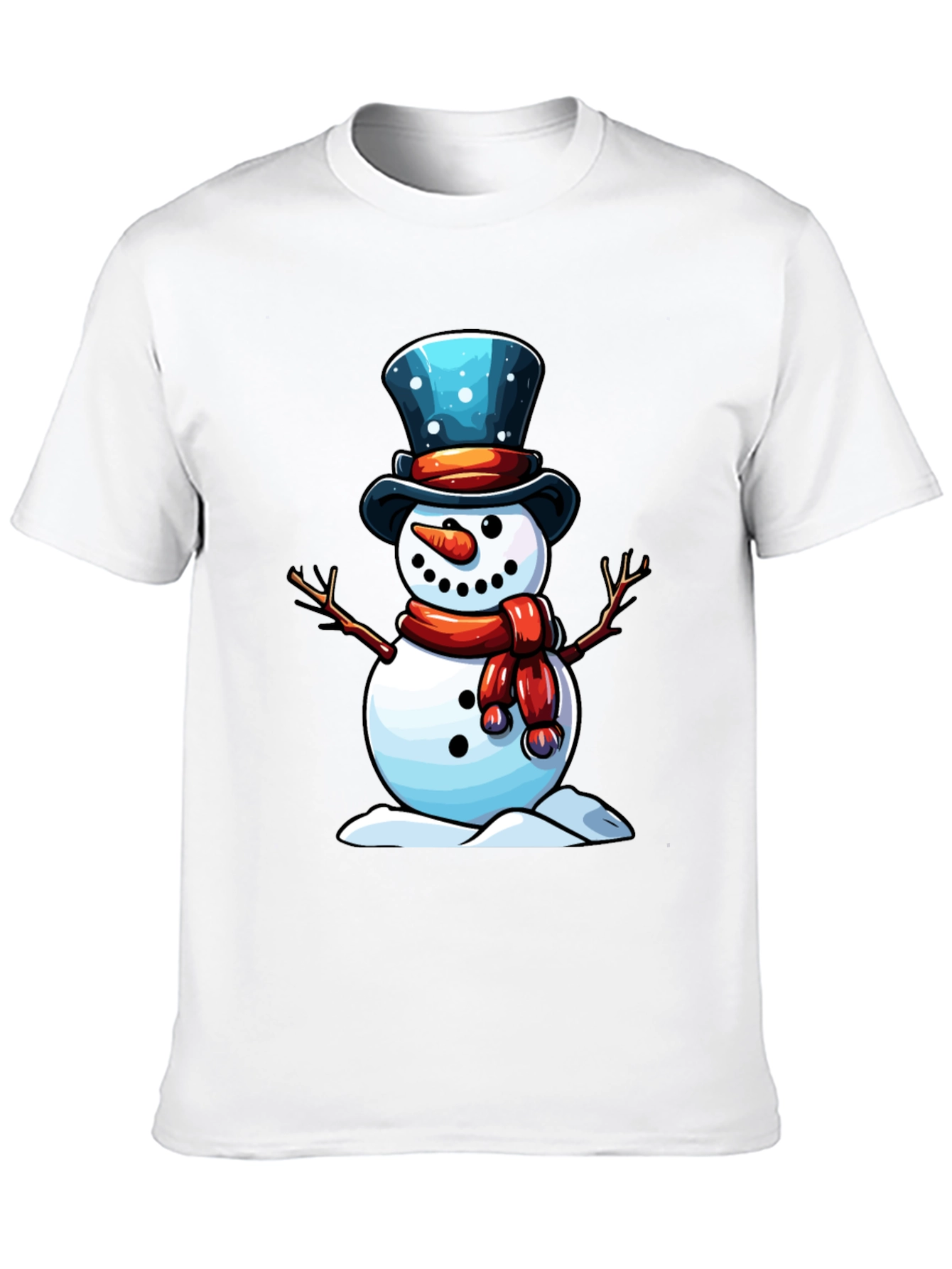 Festive Snowman Graphic Tee