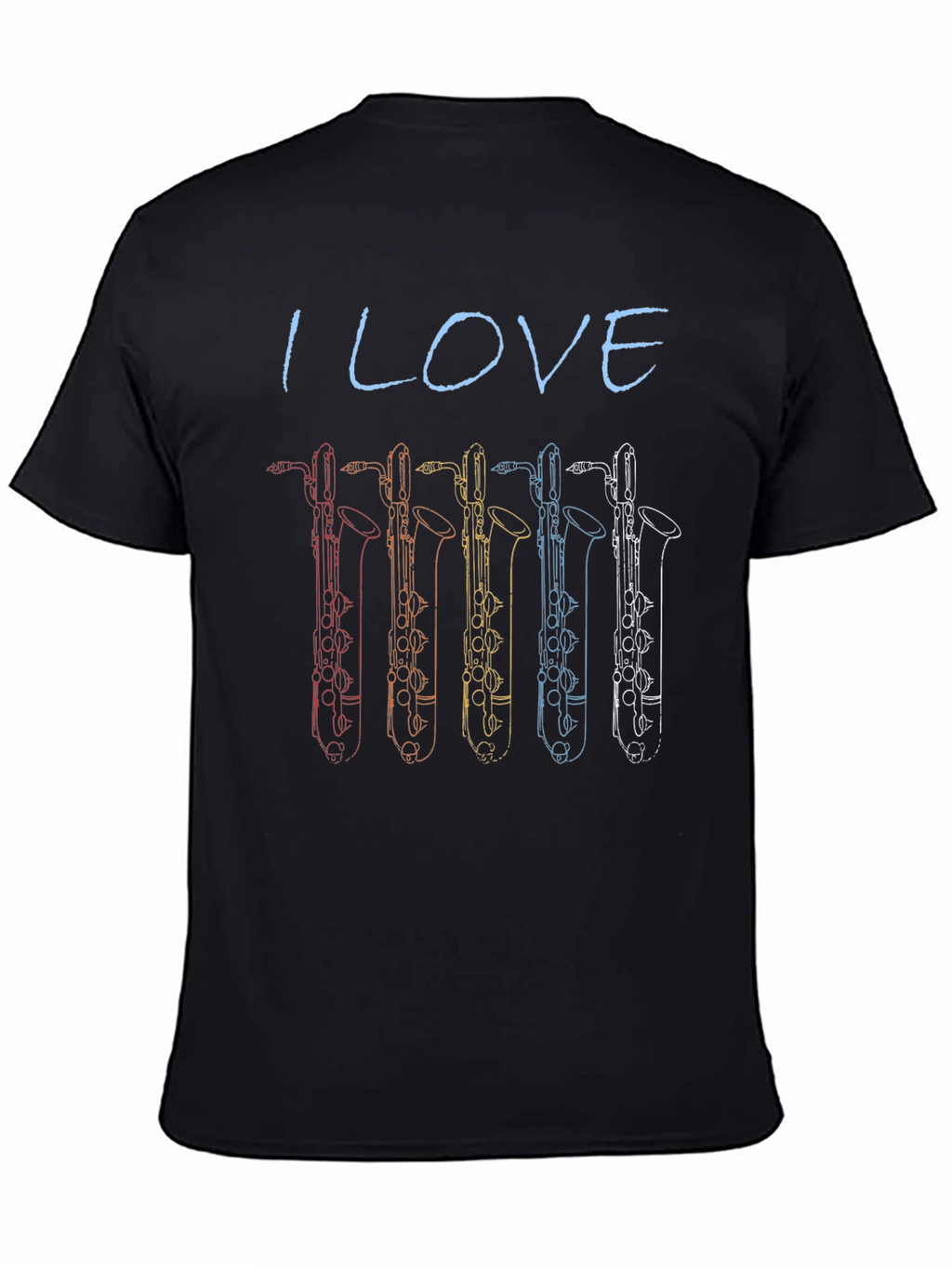 I Love Bass Clarinet T-Shirt
