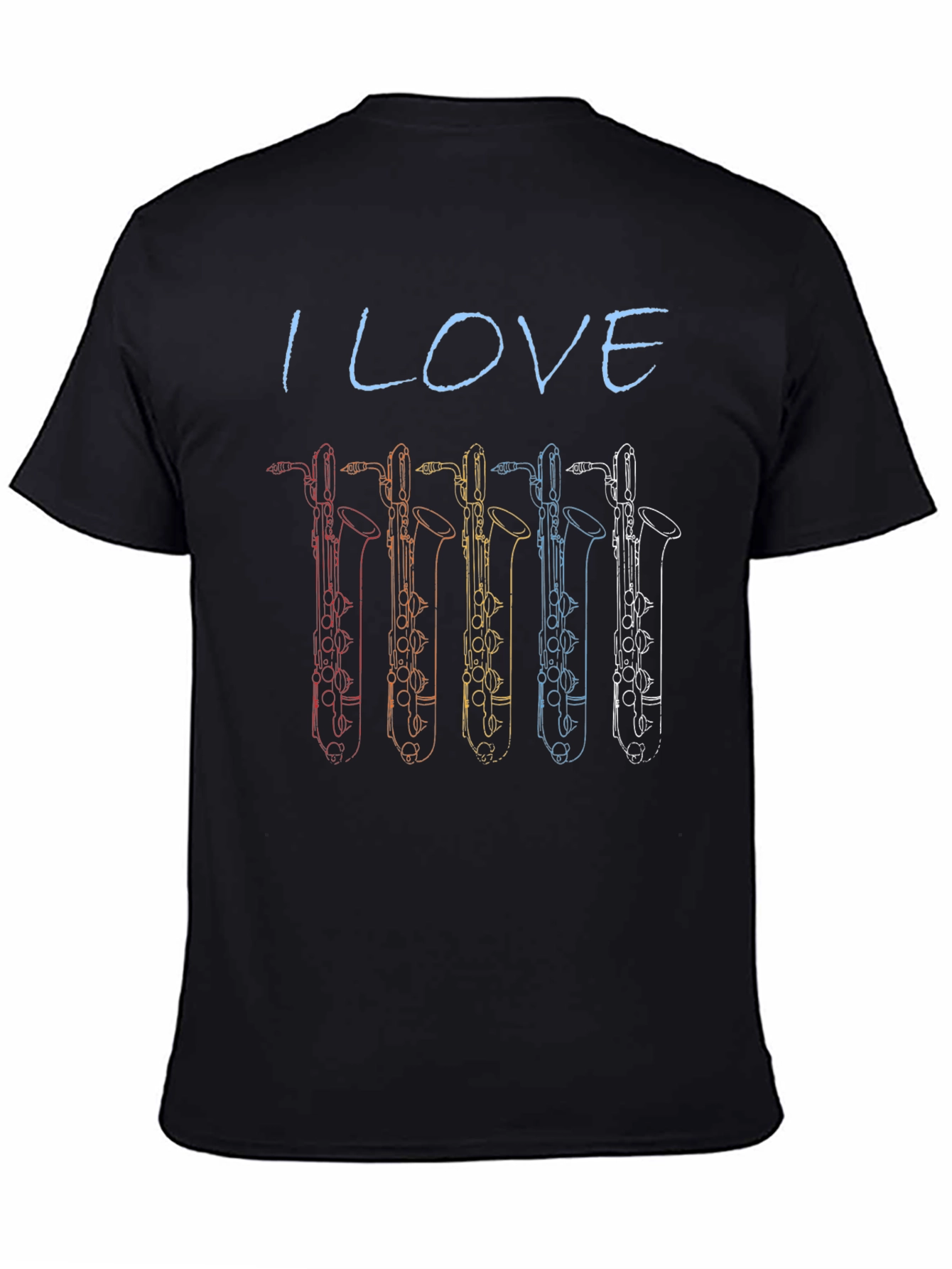 I Love Bass Clarinet T-Shirt