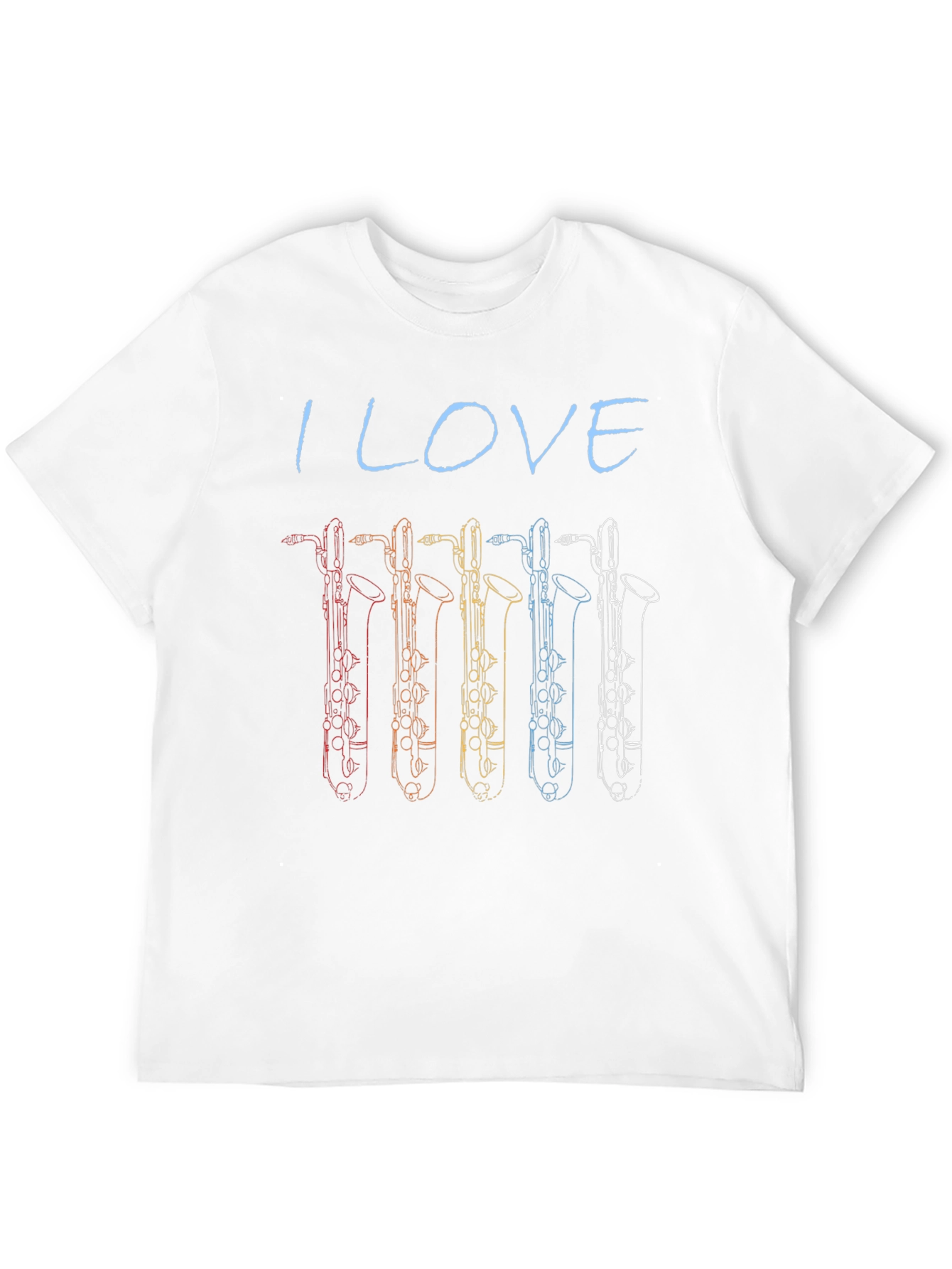 I Love Bass Clarinet T-Shirt