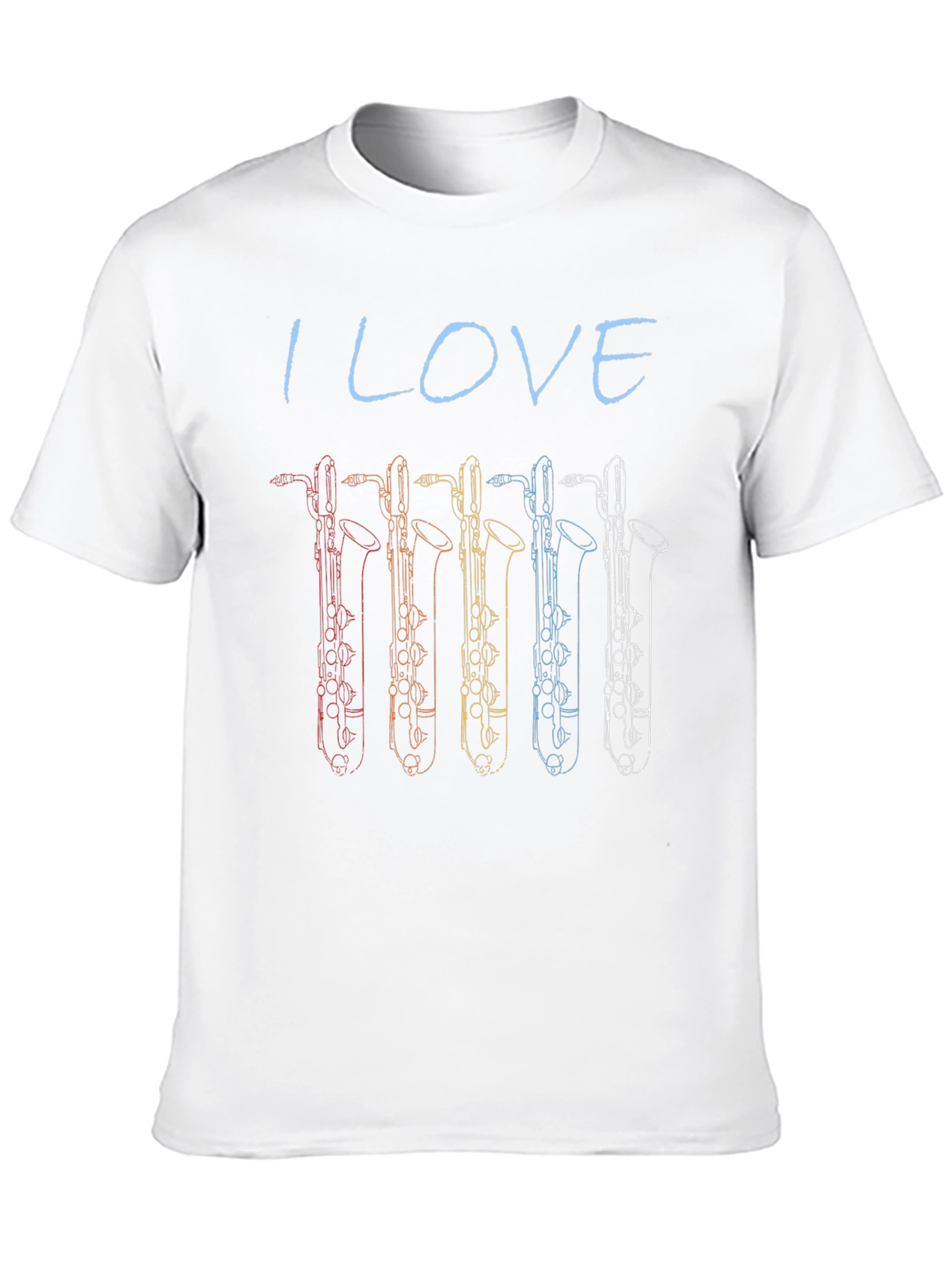 I Love Bass Clarinet T-Shirt
