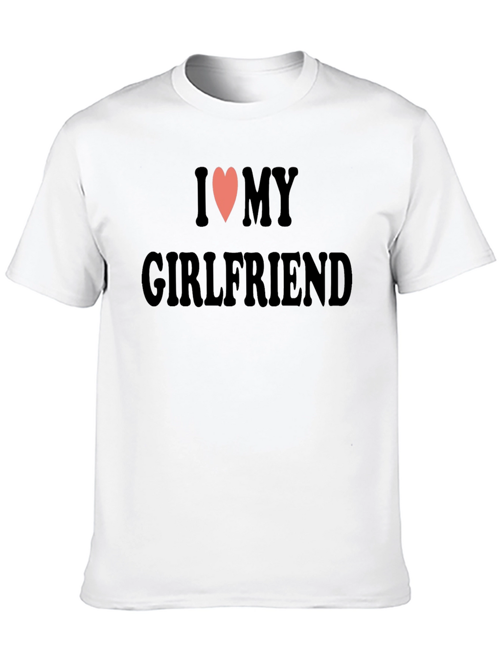 I Heart My Girlfriend Black T-Shirt