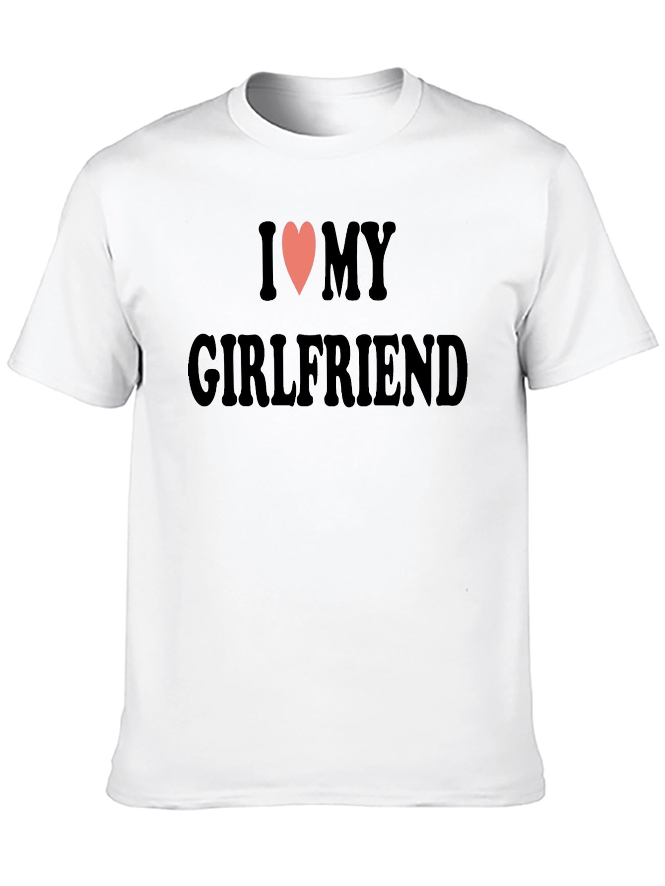 I Heart My Girlfriend Black T-Shirt