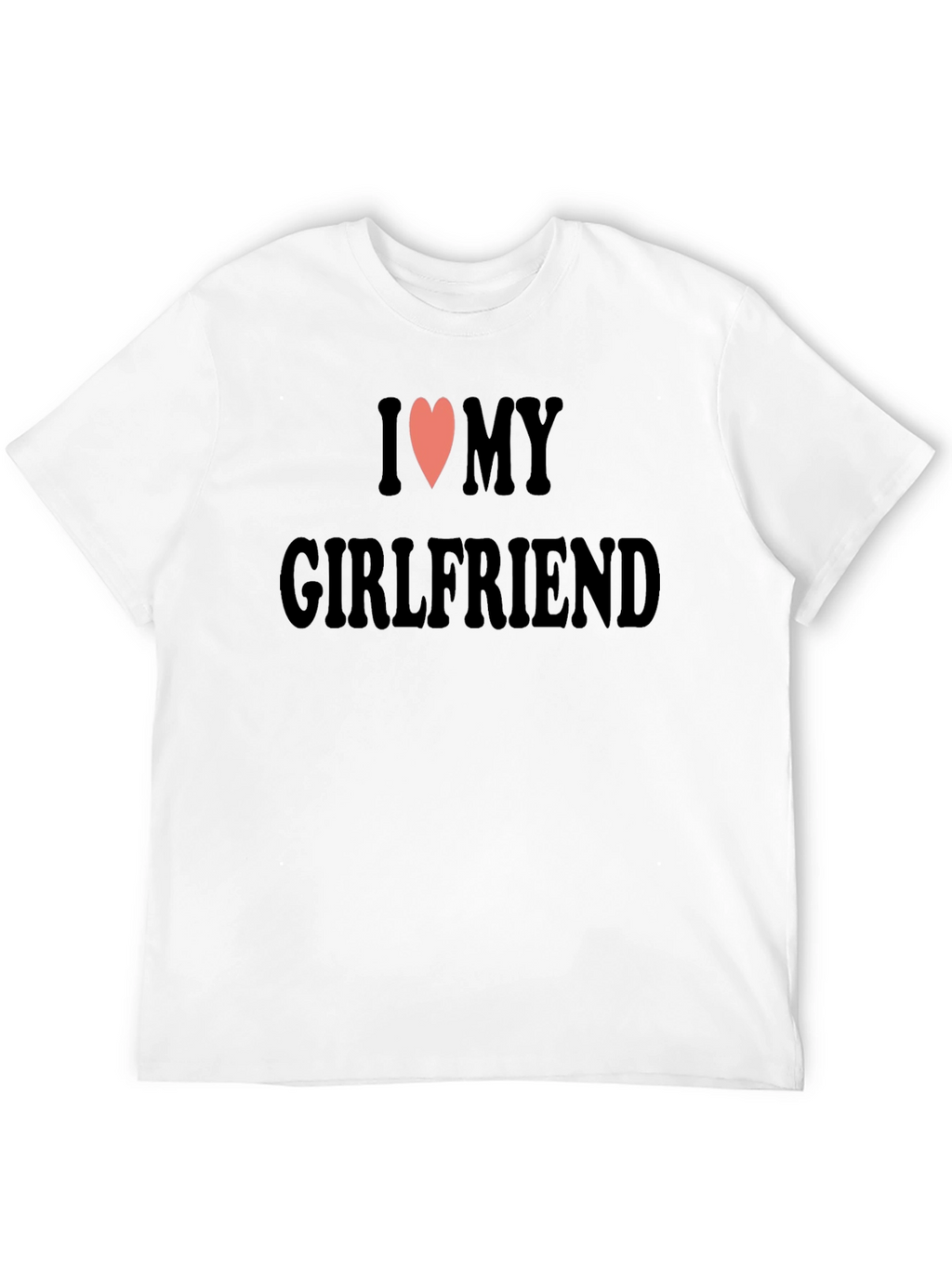 I Heart My Girlfriend Black T-Shirt