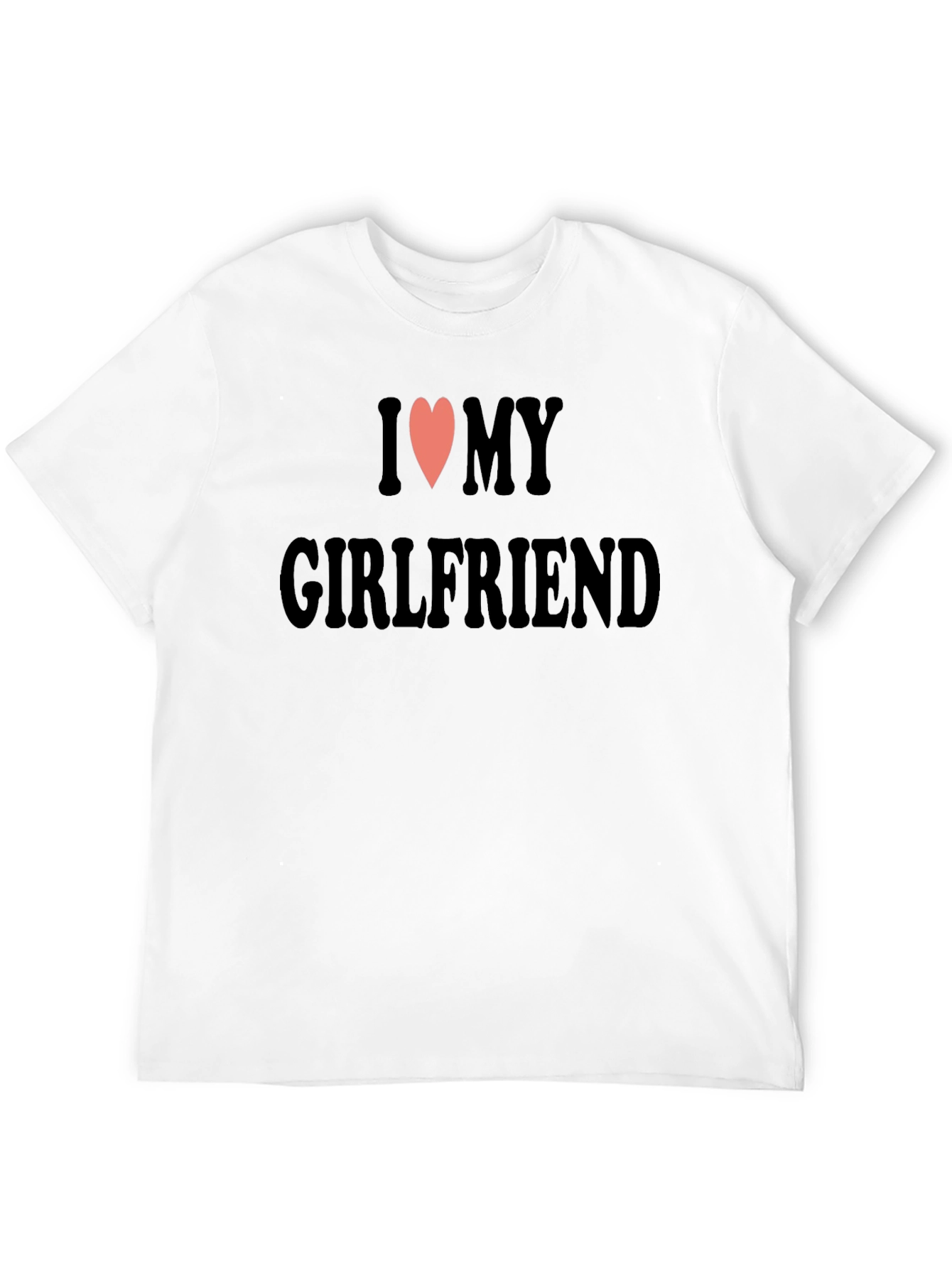 I Heart My Girlfriend Black T-Shirt