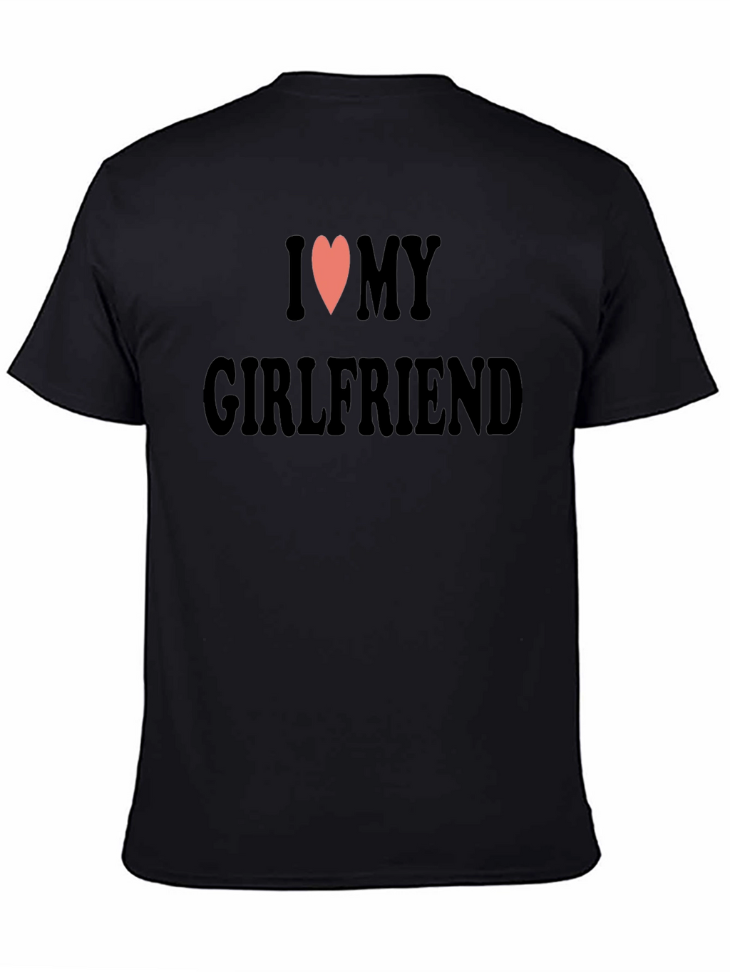I Heart My Girlfriend Black T-Shirt