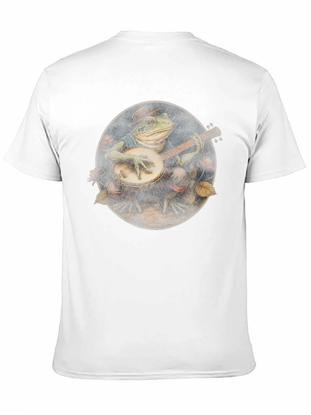 Frog Banjo Player Graphic Tee