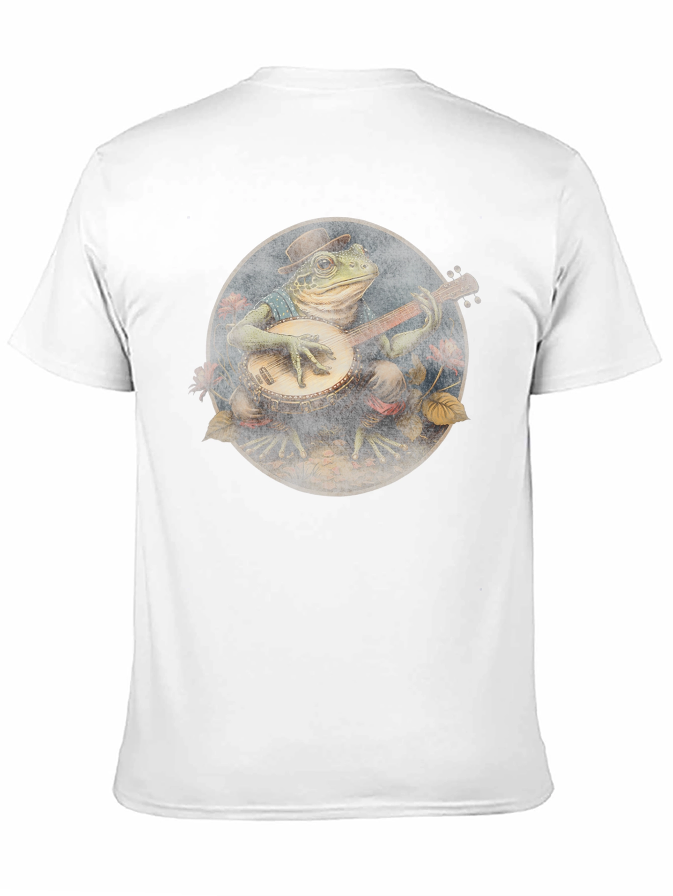 Frog Banjo Player Graphic Tee