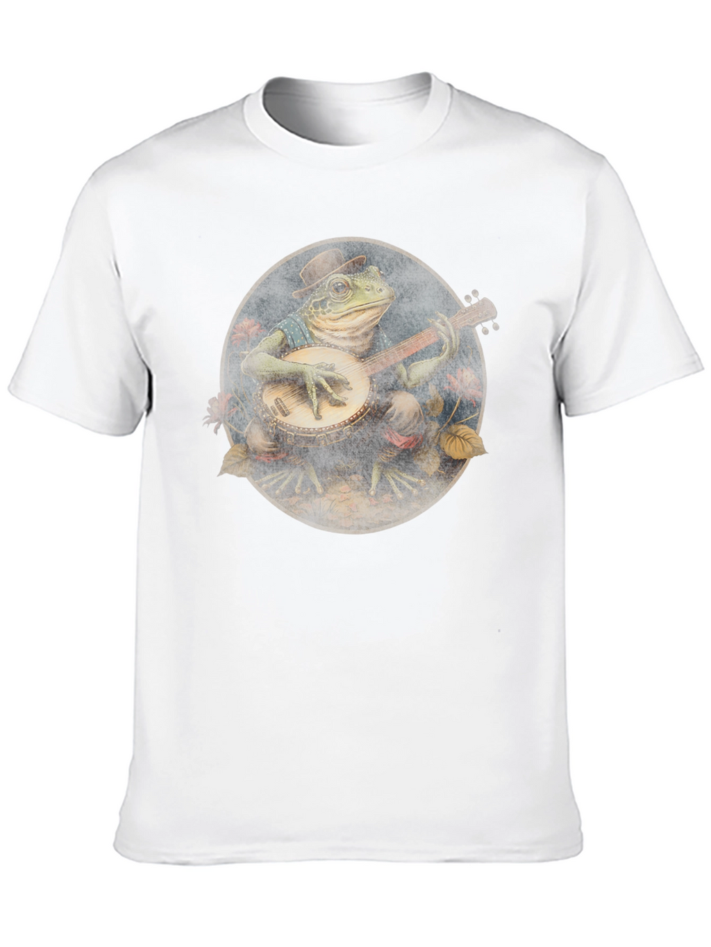 Frog Banjo Player Graphic Tee